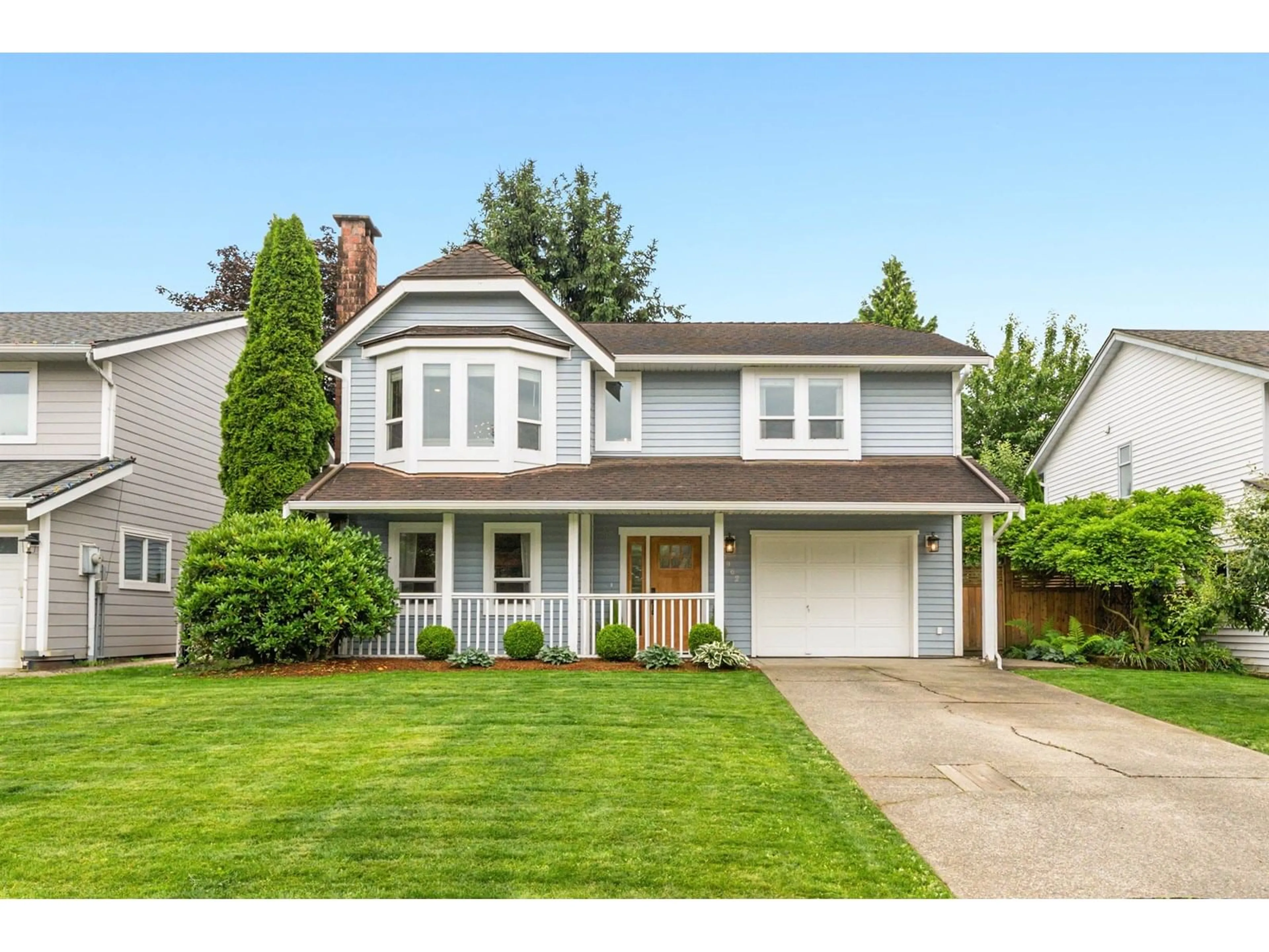 Home with vinyl exterior material, street for 20962 93A, Langley British Columbia V1M1R8