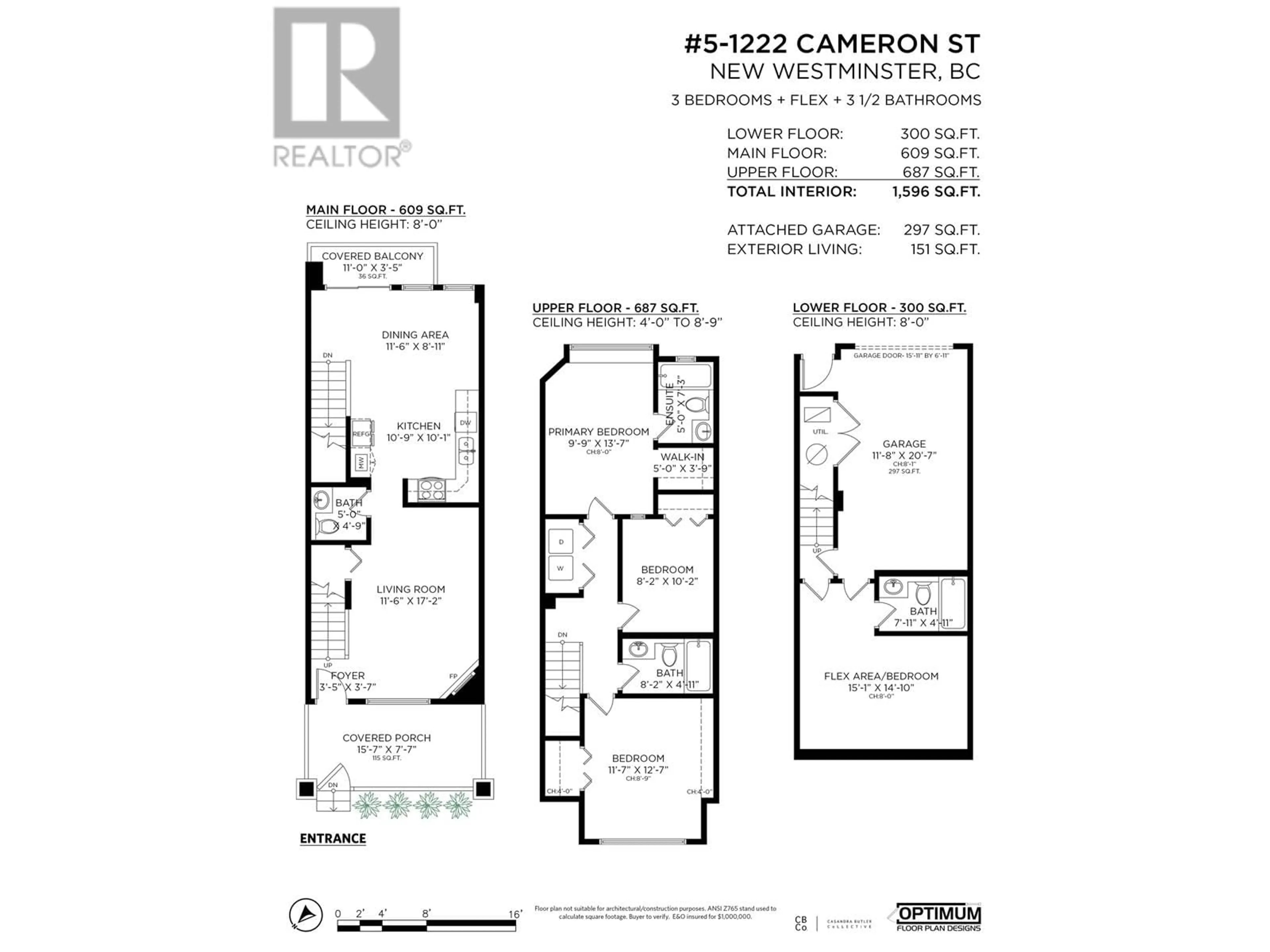 Floor plan for 5 - 1222 CAMERON STREET, New Westminster British Columbia V3M1W6
