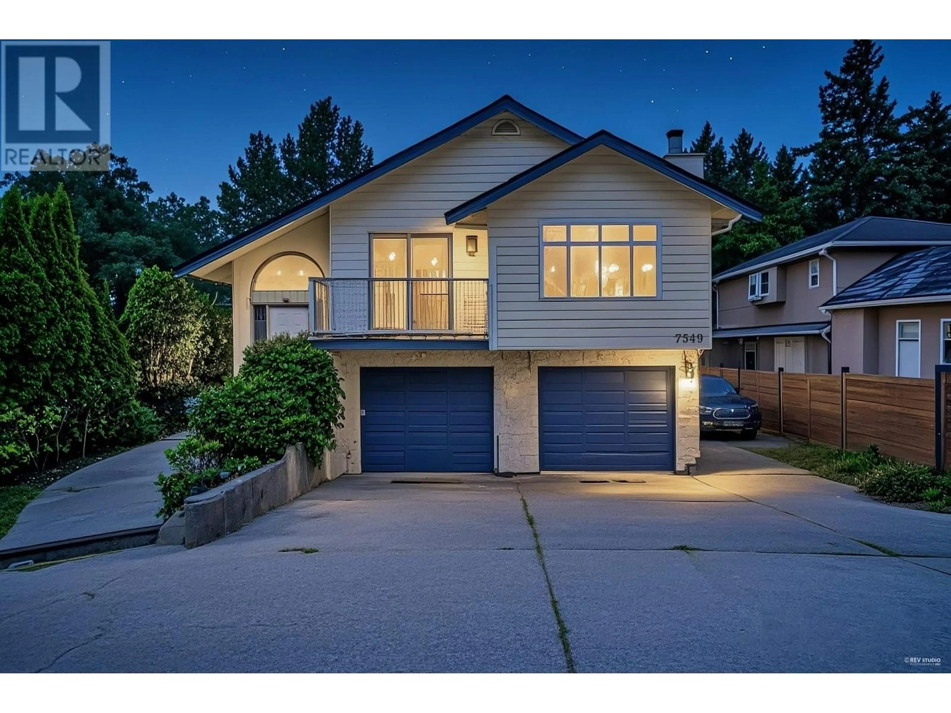 Home with vinyl exterior material, street for 7549 10TH AVENUE, Burnaby British Columbia V3N2S1