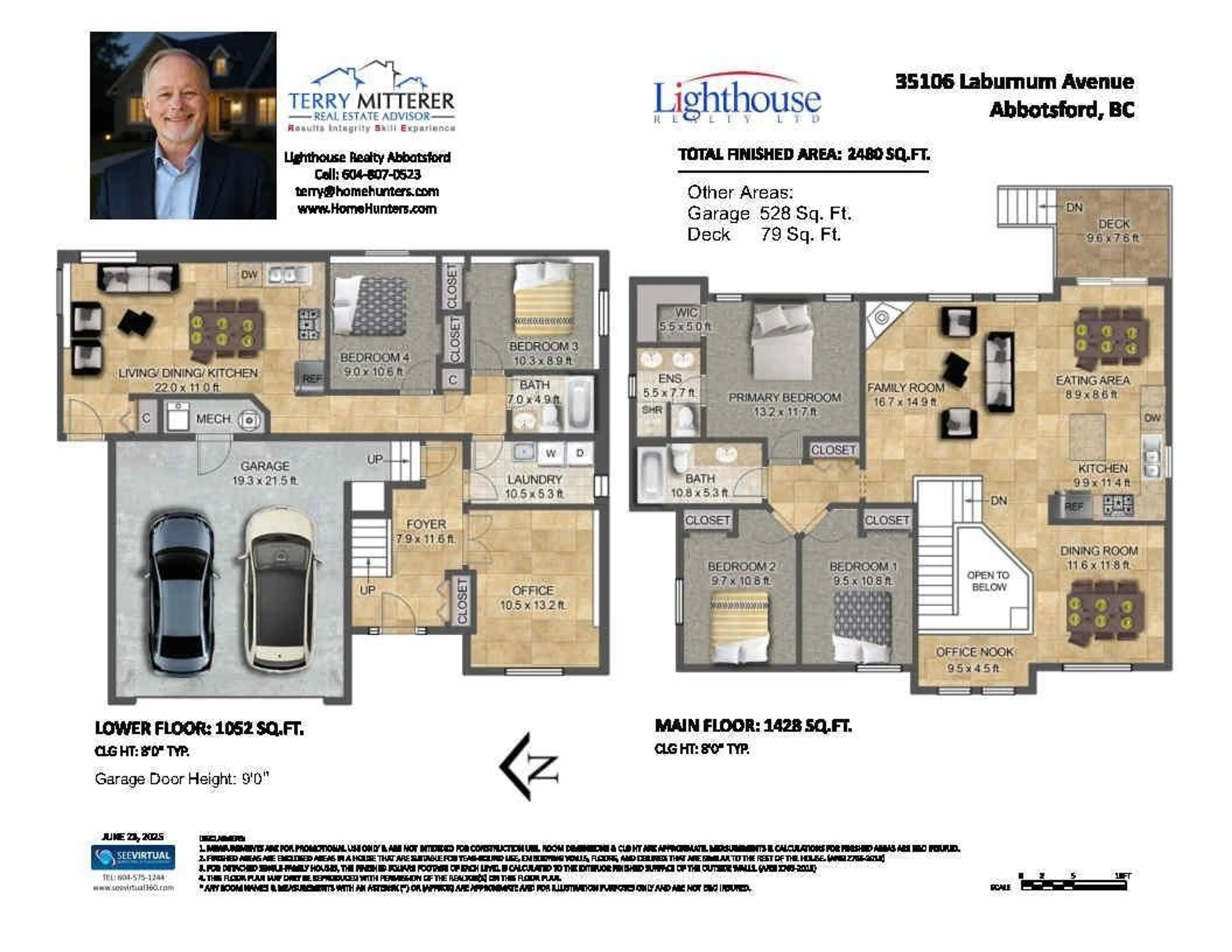 Floor plan for 35106 LABURNUM, Abbotsford British Columbia V2S8K3