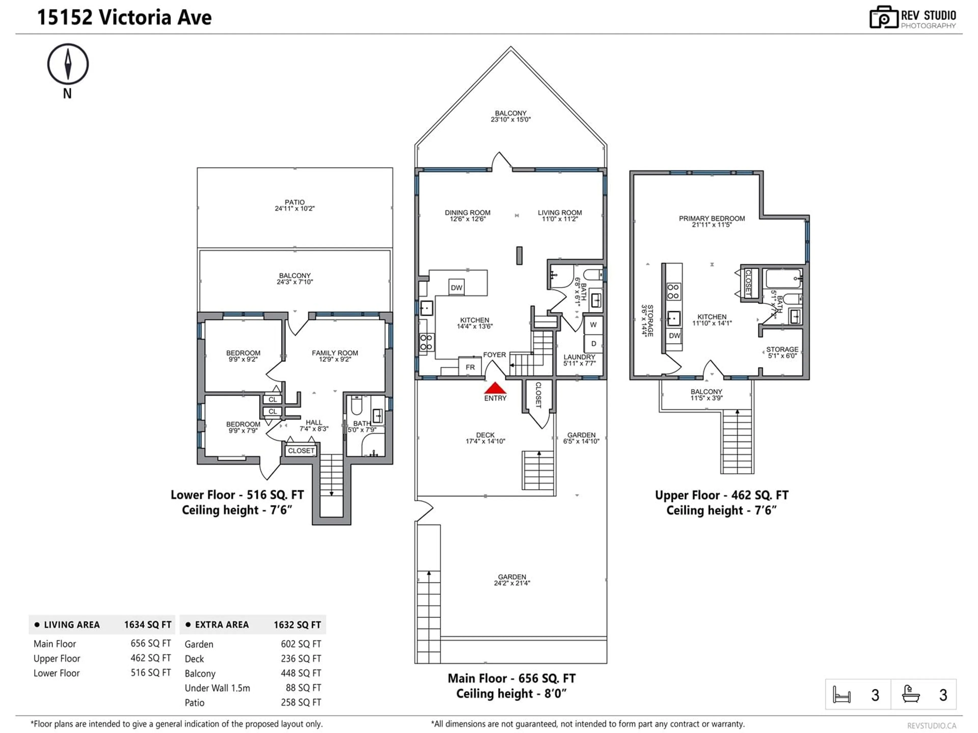 Floor plan for 15152 VICTORIA, White Rock British Columbia V4B1G3
