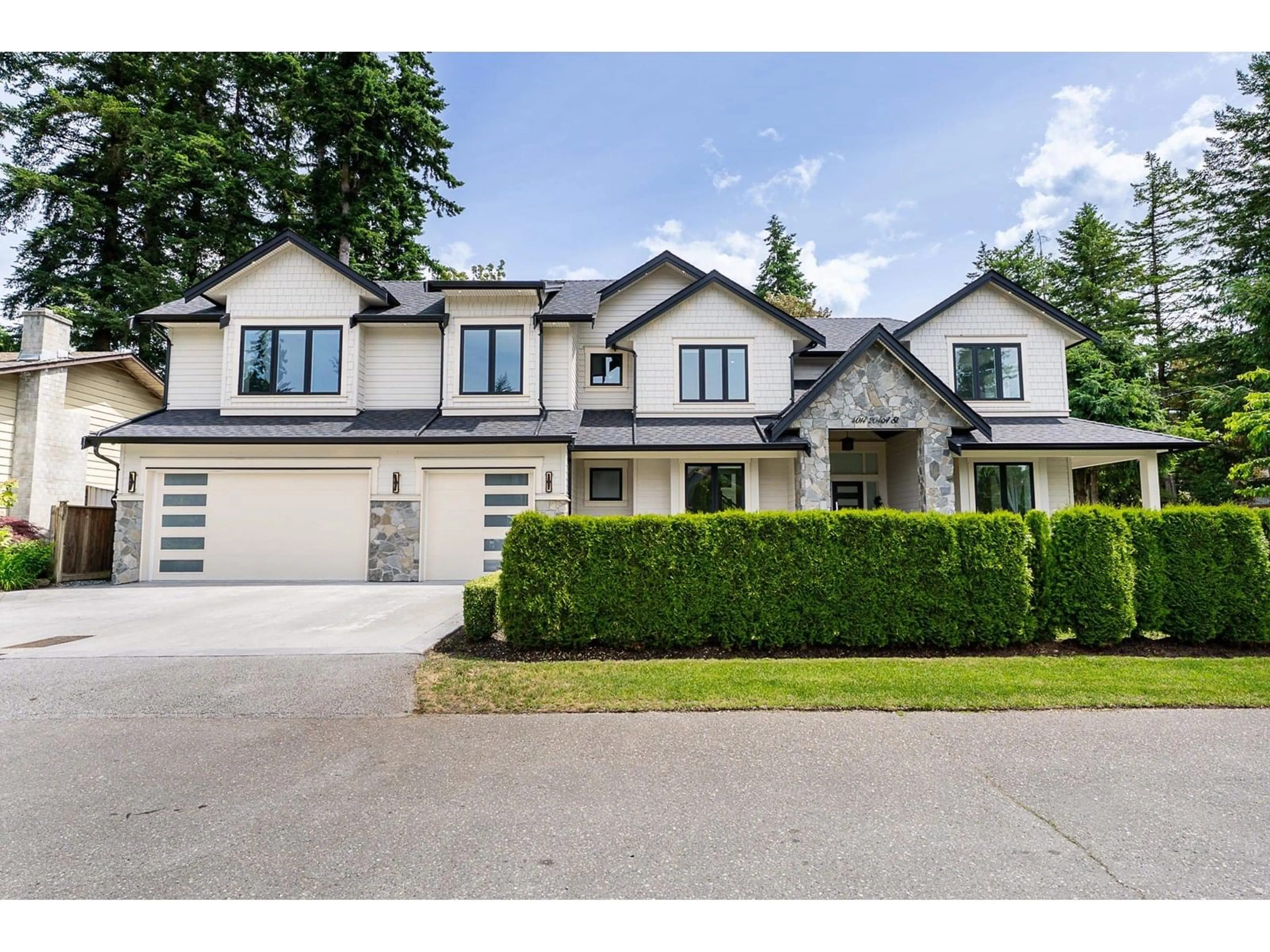 Home with brick exterior material, street for 4014 204A, Langley British Columbia V3A2X2