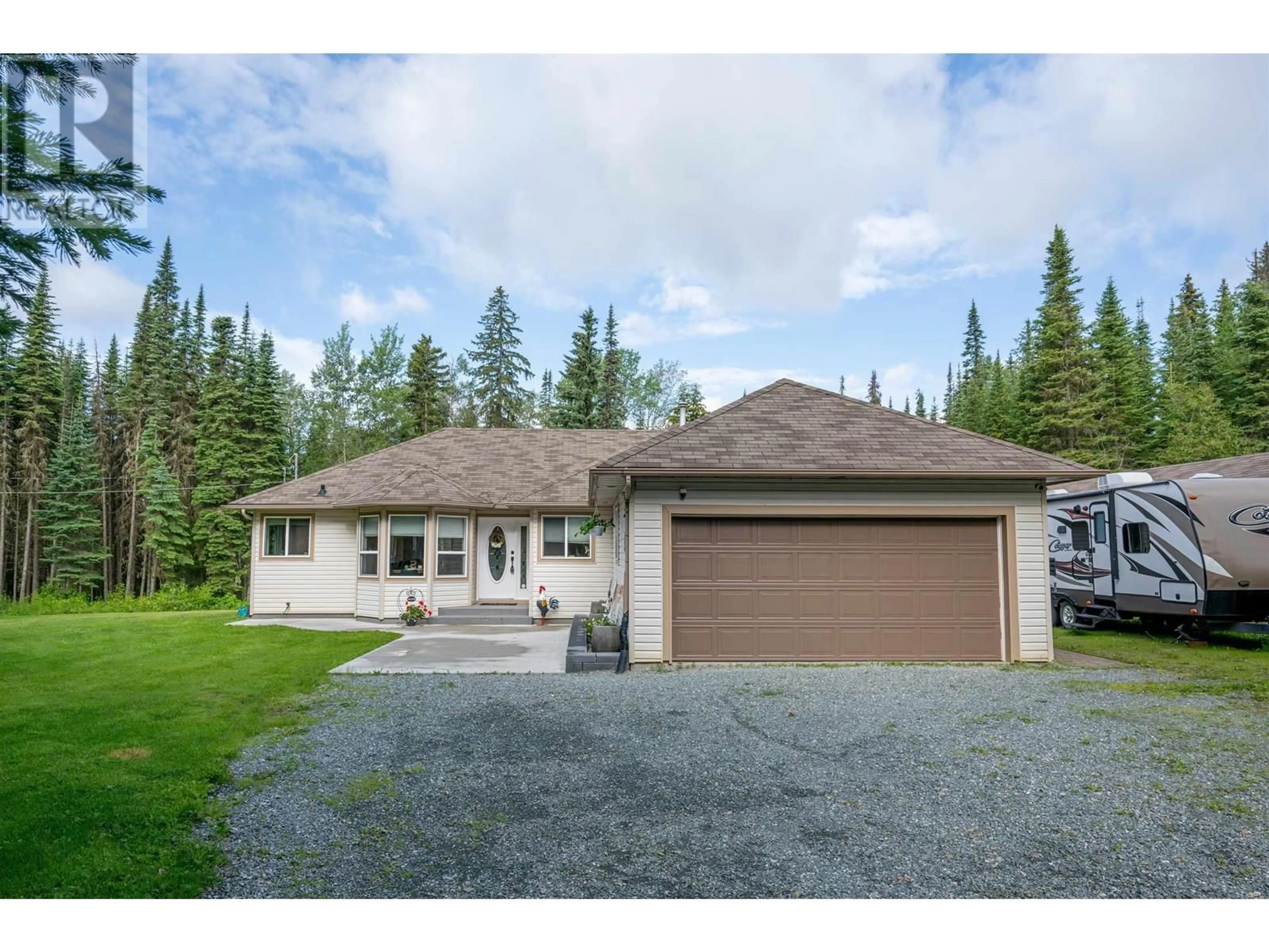 A pic from outside/outdoor area/front of a property/back of a property/a pic from drone, street for 8610 CLOVER ROAD, Prince George British Columbia V2N6W9
