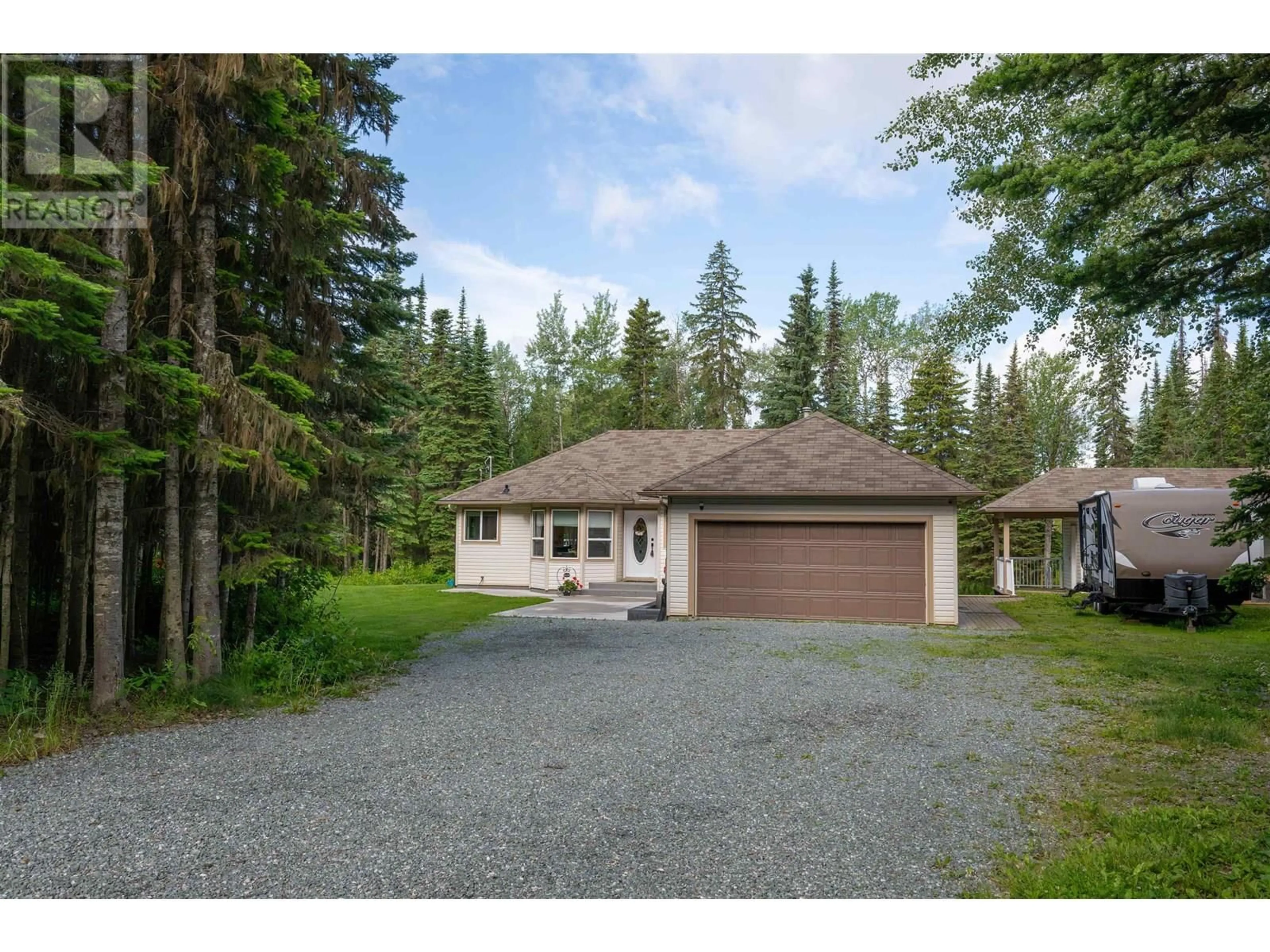 A pic from outside/outdoor area/front of a property/back of a property/a pic from drone, street for 8610 CLOVER ROAD, Prince George British Columbia V2N6W9