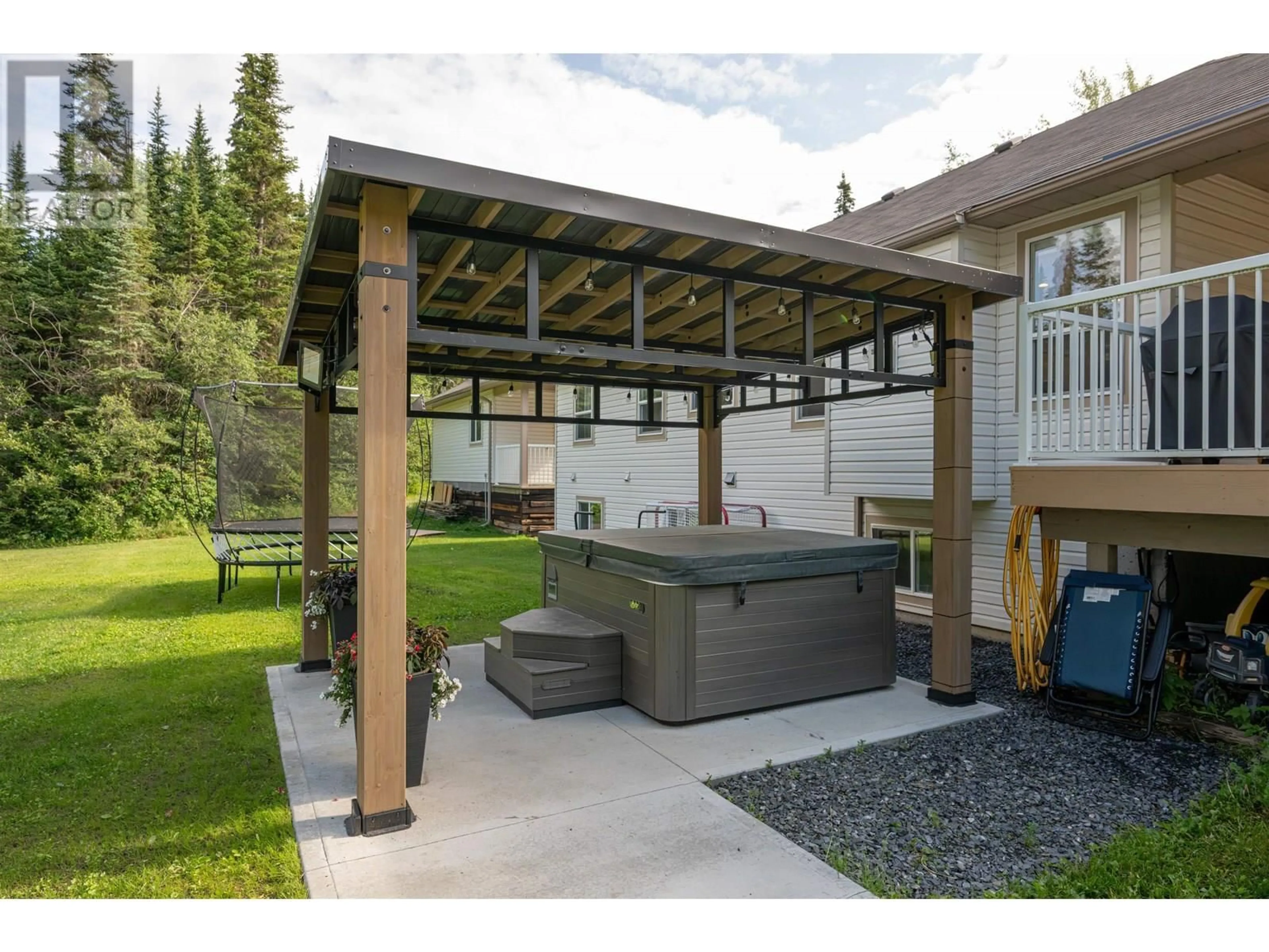 Patio, mountain view for 8610 CLOVER ROAD, Prince George British Columbia V2N6W9