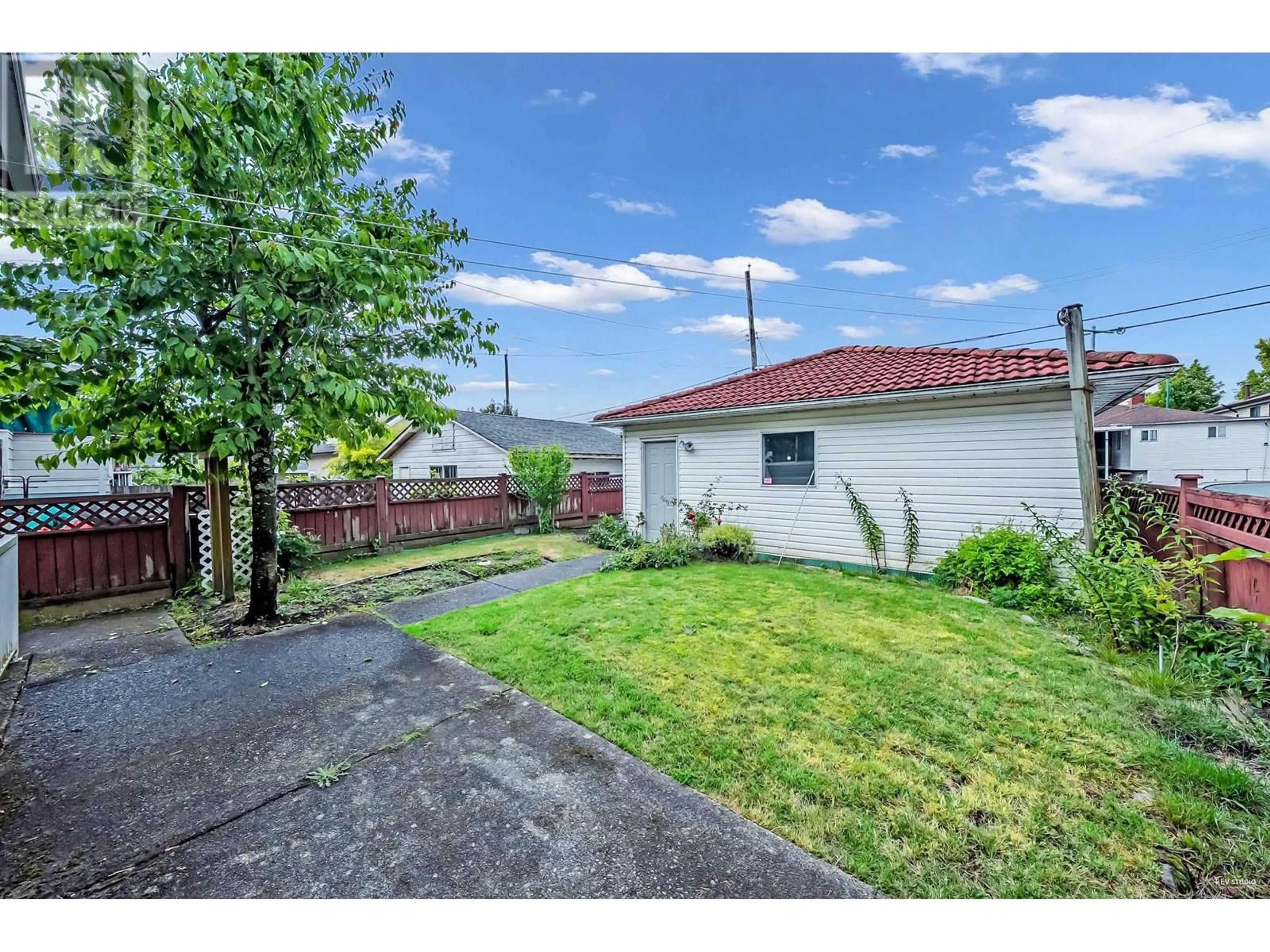 A pic from outside/outdoor area/front of a property/back of a property/a pic from drone, street for 6603 LANARK STREET, Vancouver British Columbia V5P2Z2