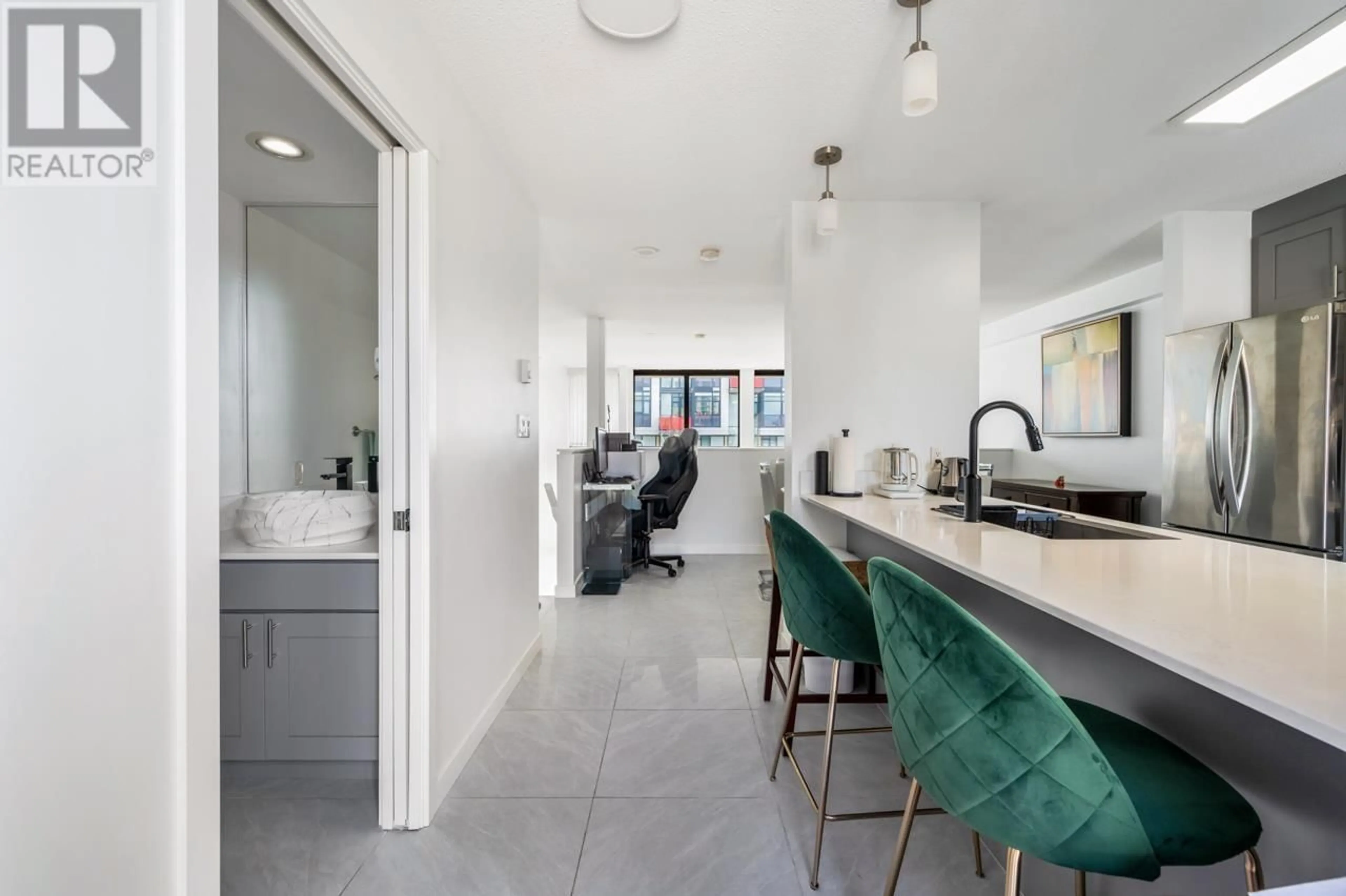Open concept kitchen, ceramic/tile floor for 6 - 7911 ACKROYD ROAD, Richmond British Columbia V6X4L6
