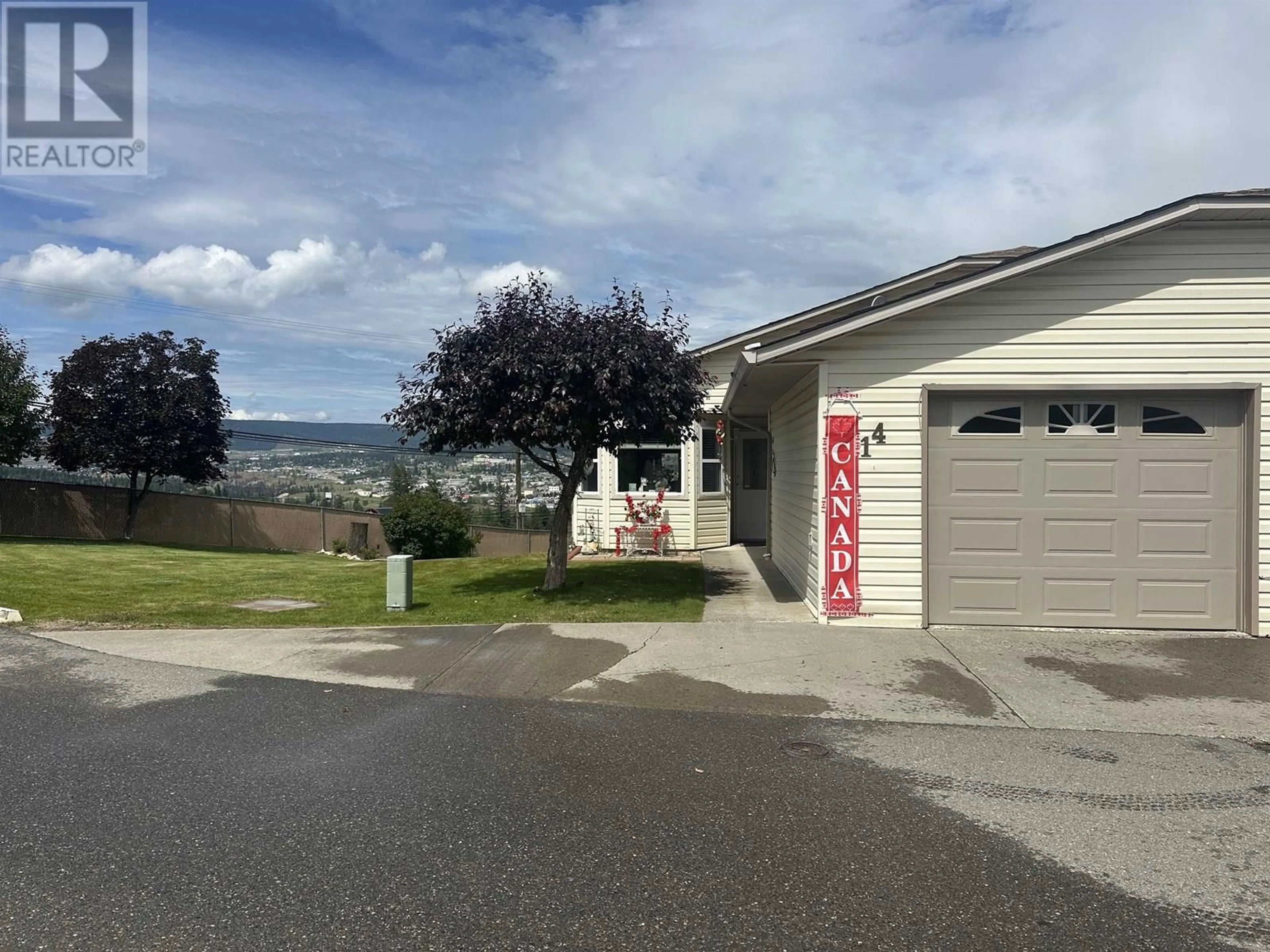 A pic from outside/outdoor area/front of a property/back of a property/a pic from drone, mountain view for 14 - 500 WOTZKE DRIVE, Williams Lake British Columbia V2G4K2