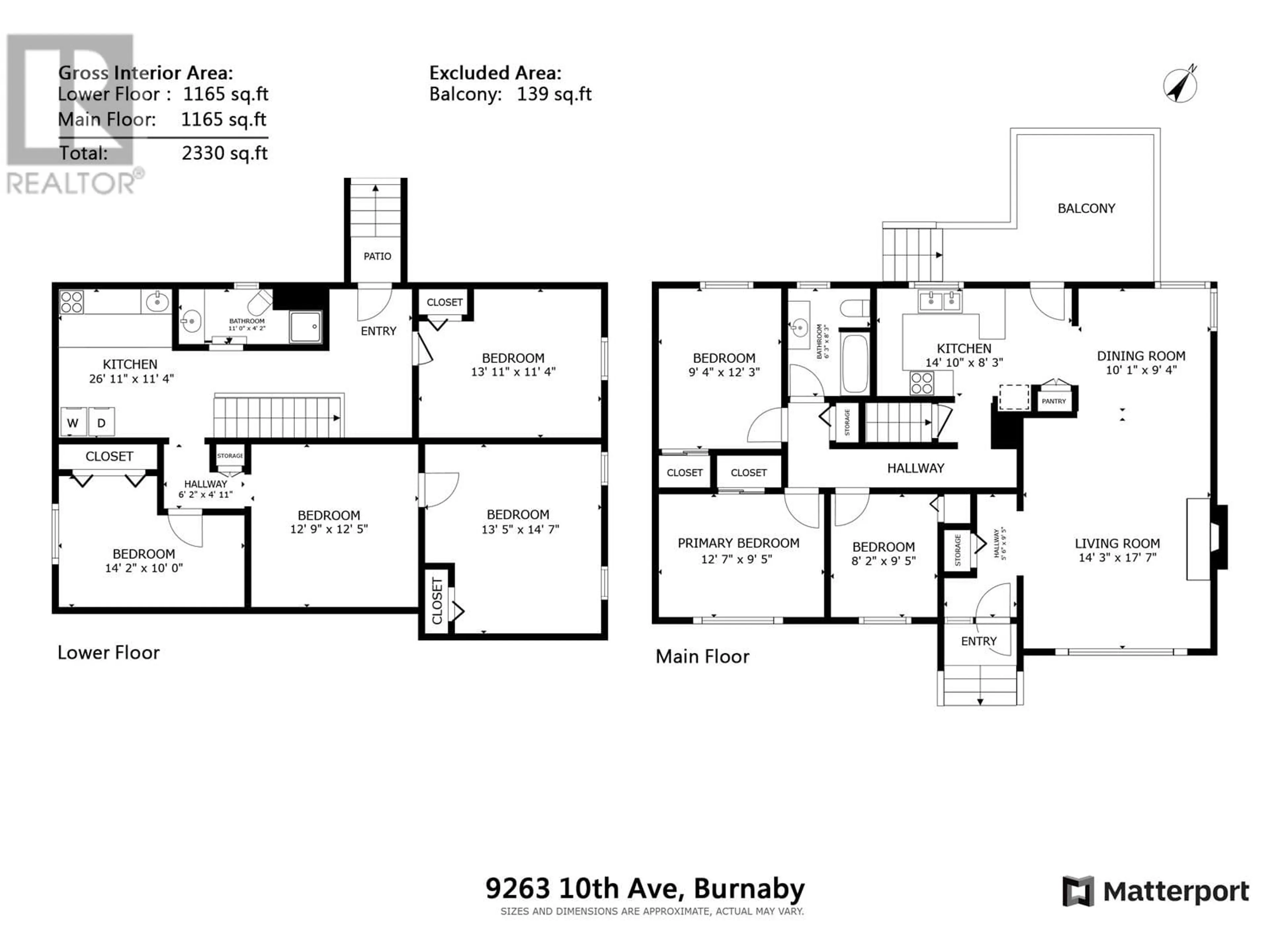 Floor plan for 9263 10TH AVENUE, Burnaby British Columbia V3N2T3