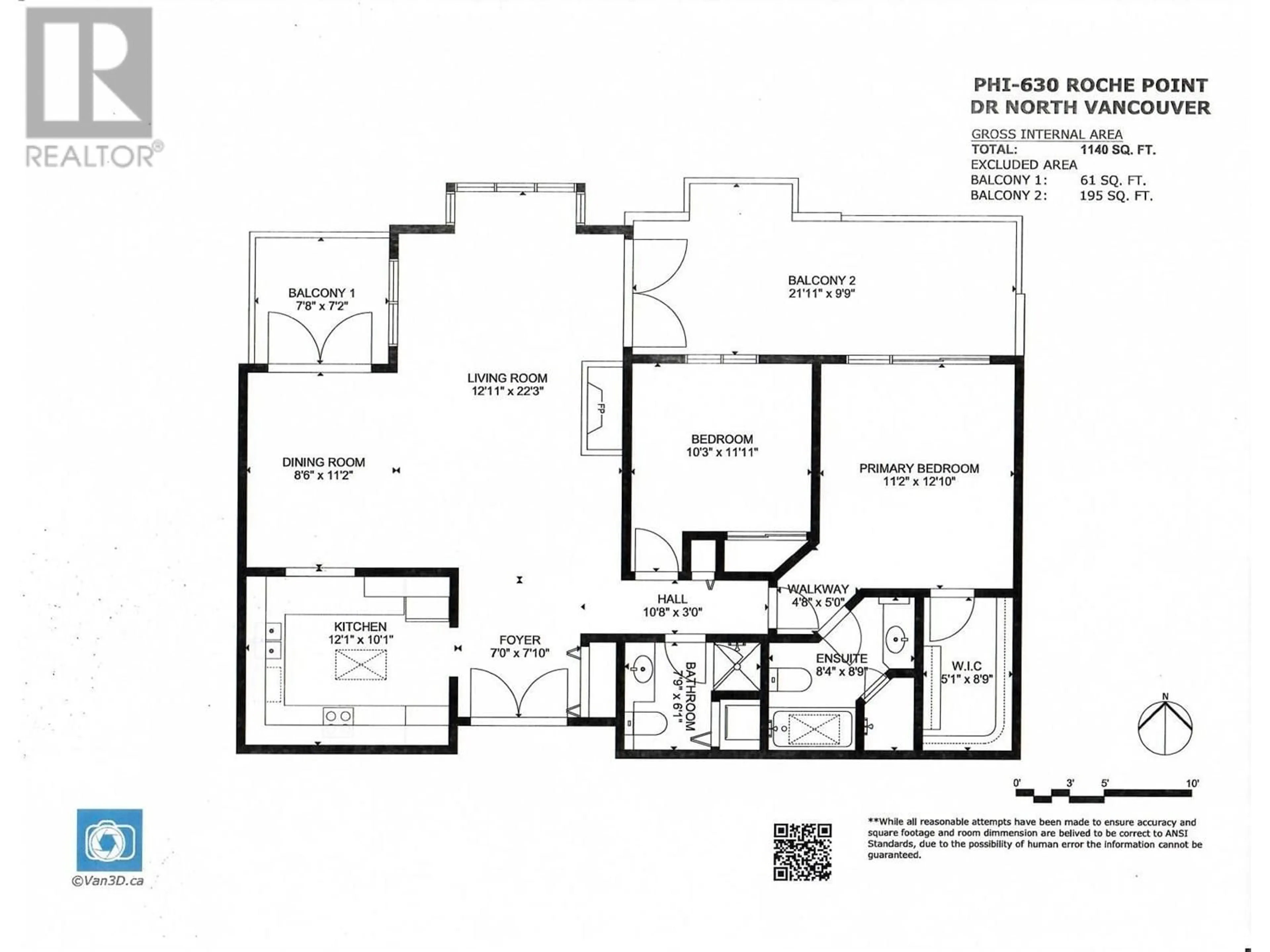 Floor plan for PH I - 630 ROCHE POINT DRIVE, North Vancouver British Columbia V7H3A1