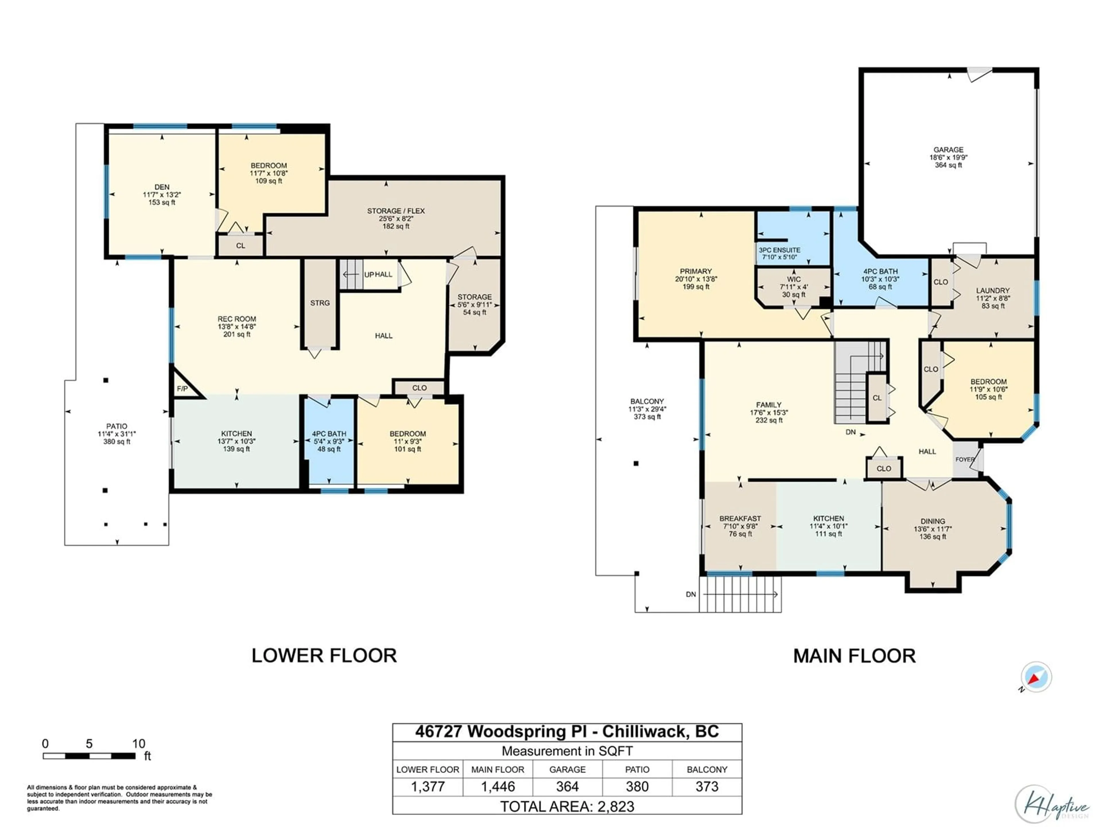 Floor plan for 46727 WOODSPRING PLACE, Chilliwack British Columbia V2R3W6