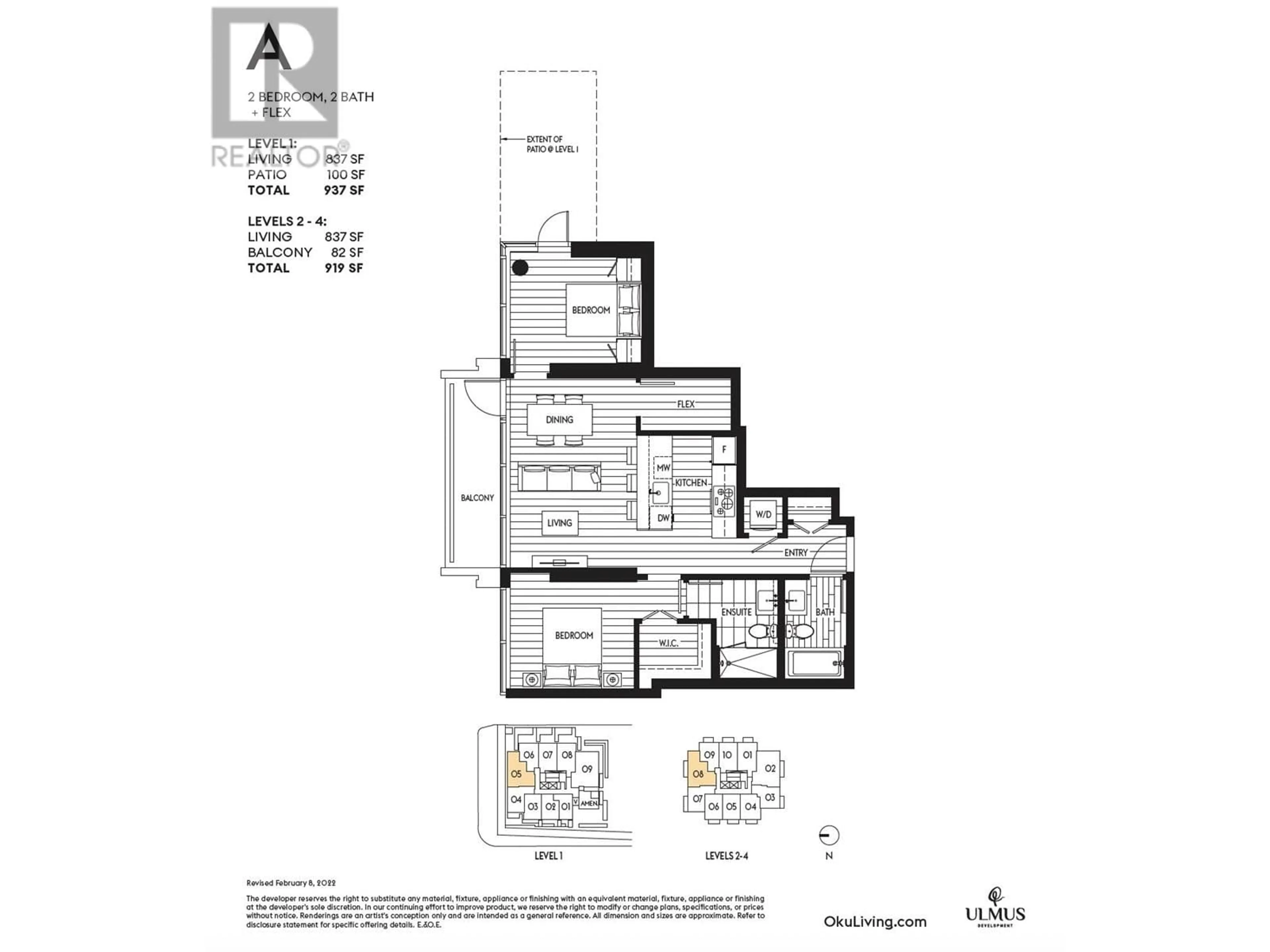 Floor plan for 308 - 8030 OAK STREET, Vancouver British Columbia V6P4A7