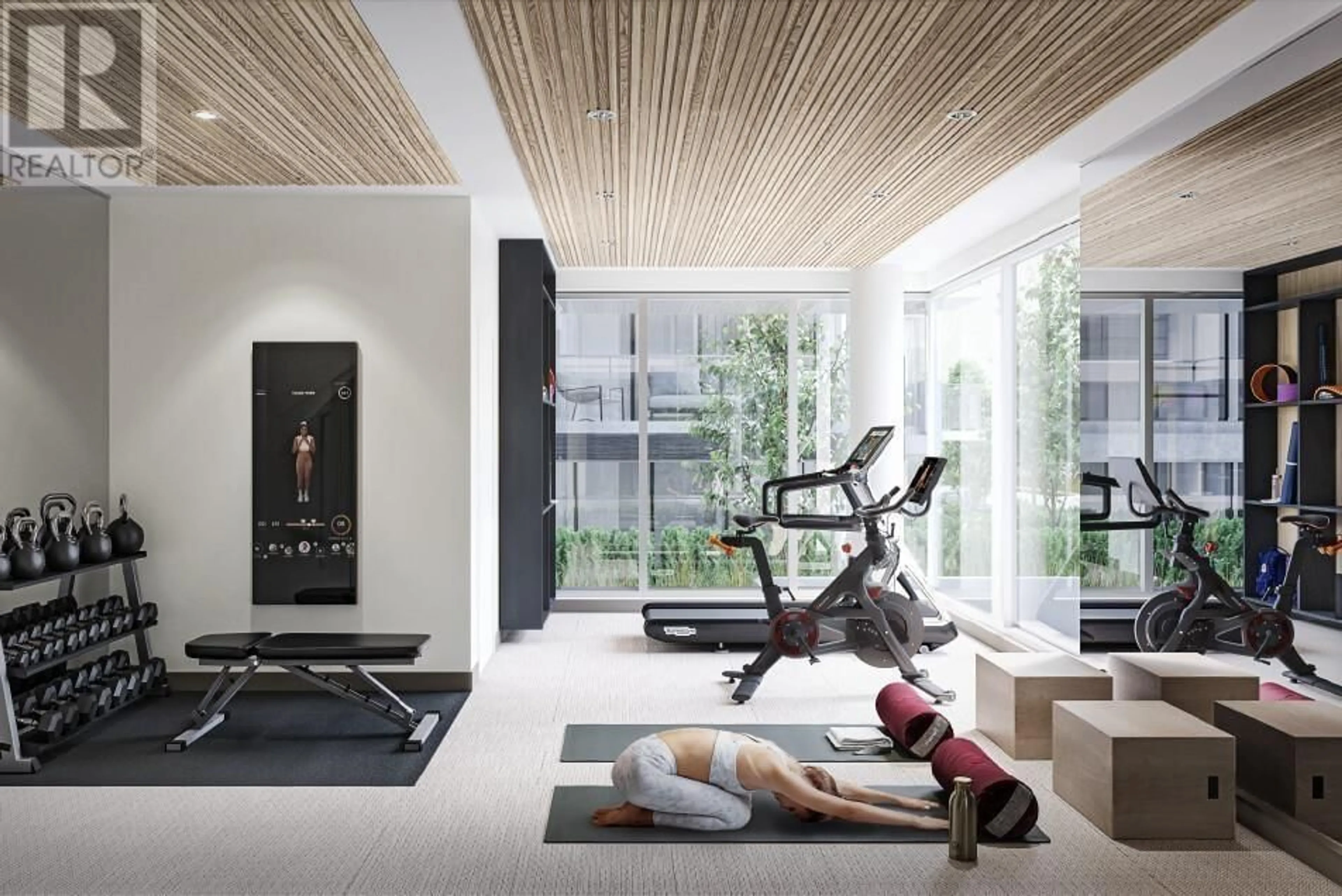 Gym or fitness room for 308 - 8030 OAK STREET, Vancouver British Columbia V6P4A7