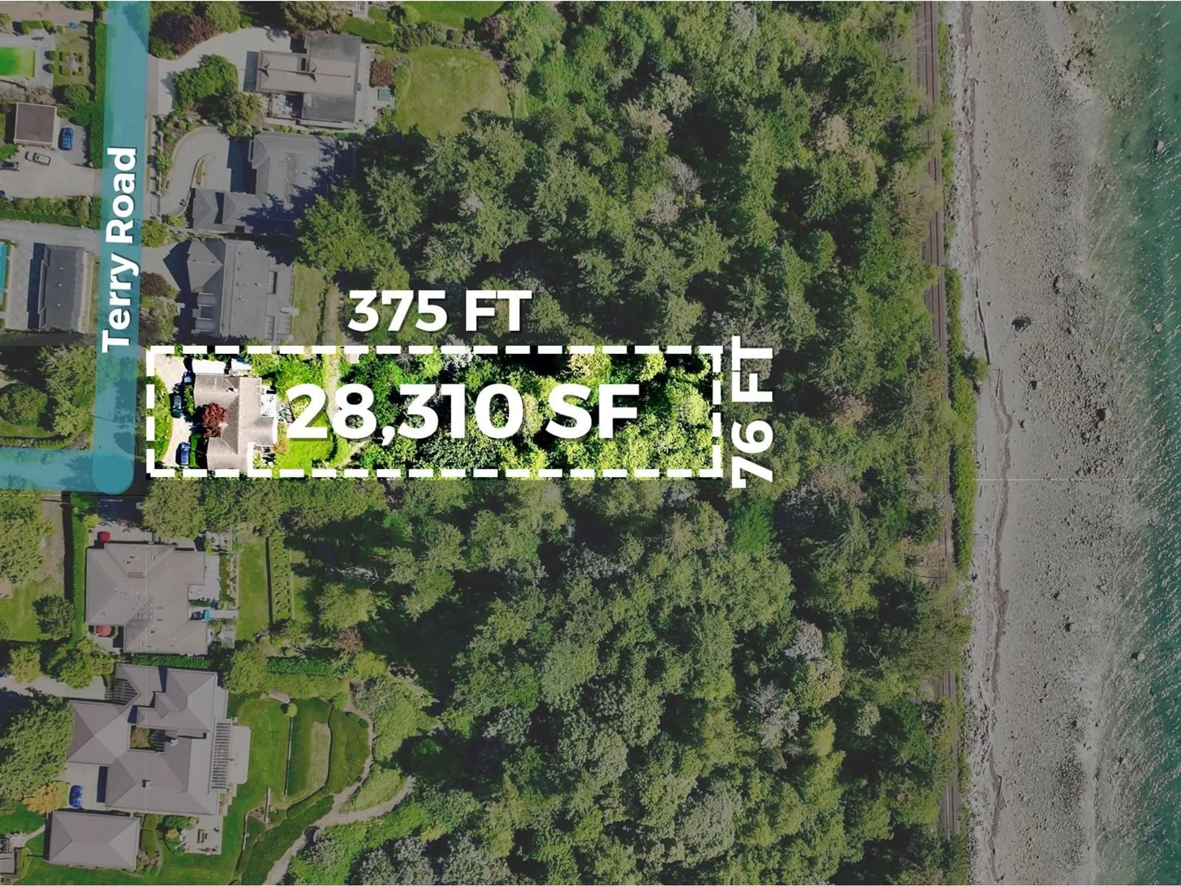 A pic from outside/outdoor area/front of a property/back of a property/a pic from drone, forest/trees view for 13910 TERRY, White Rock British Columbia V4B1A2
