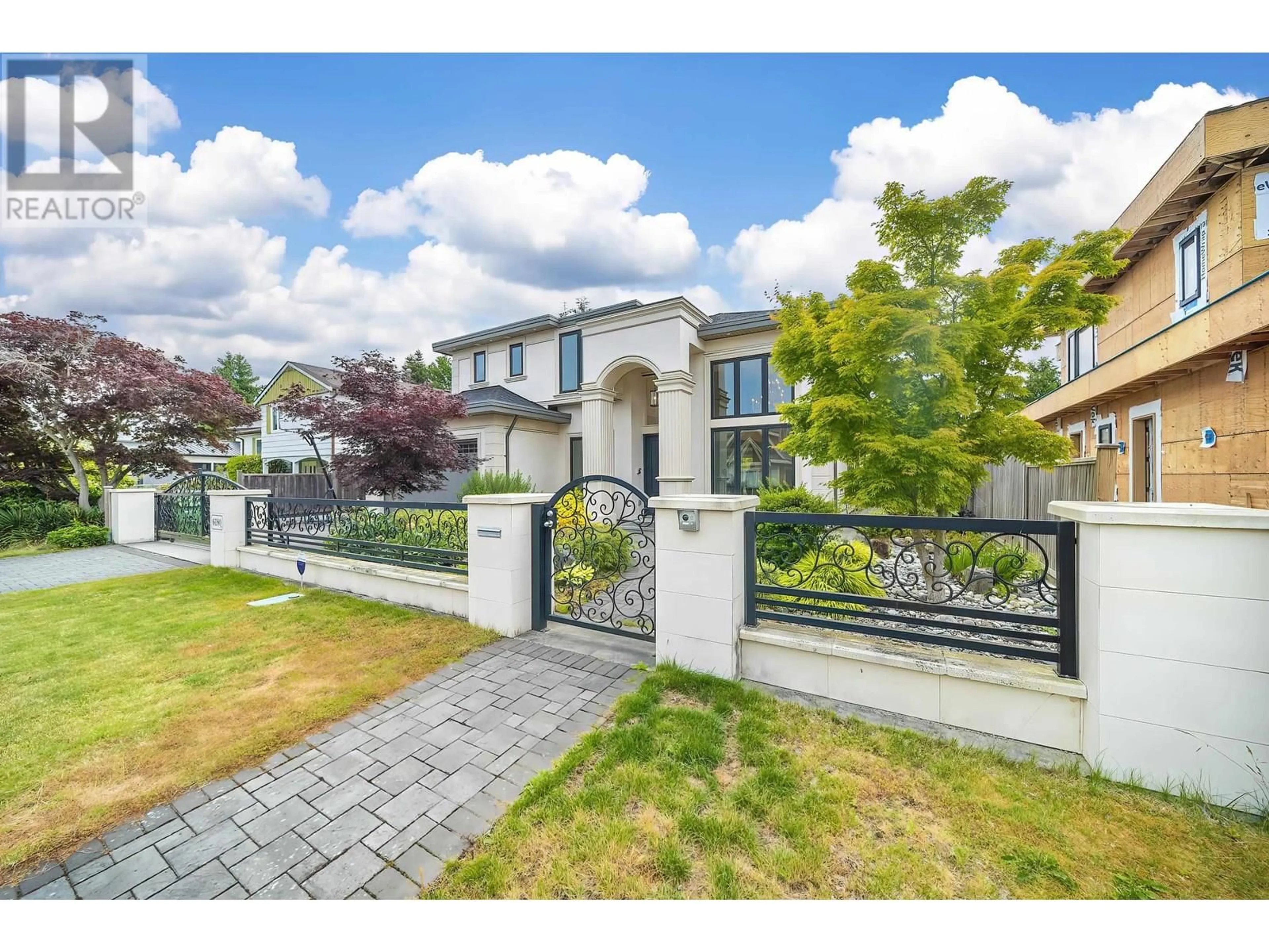 A pic from outside/outdoor area/front of a property/back of a property/a pic from drone, street for 6180 KALAMALKA CRESCENT, Richmond British Columbia V7C2R5