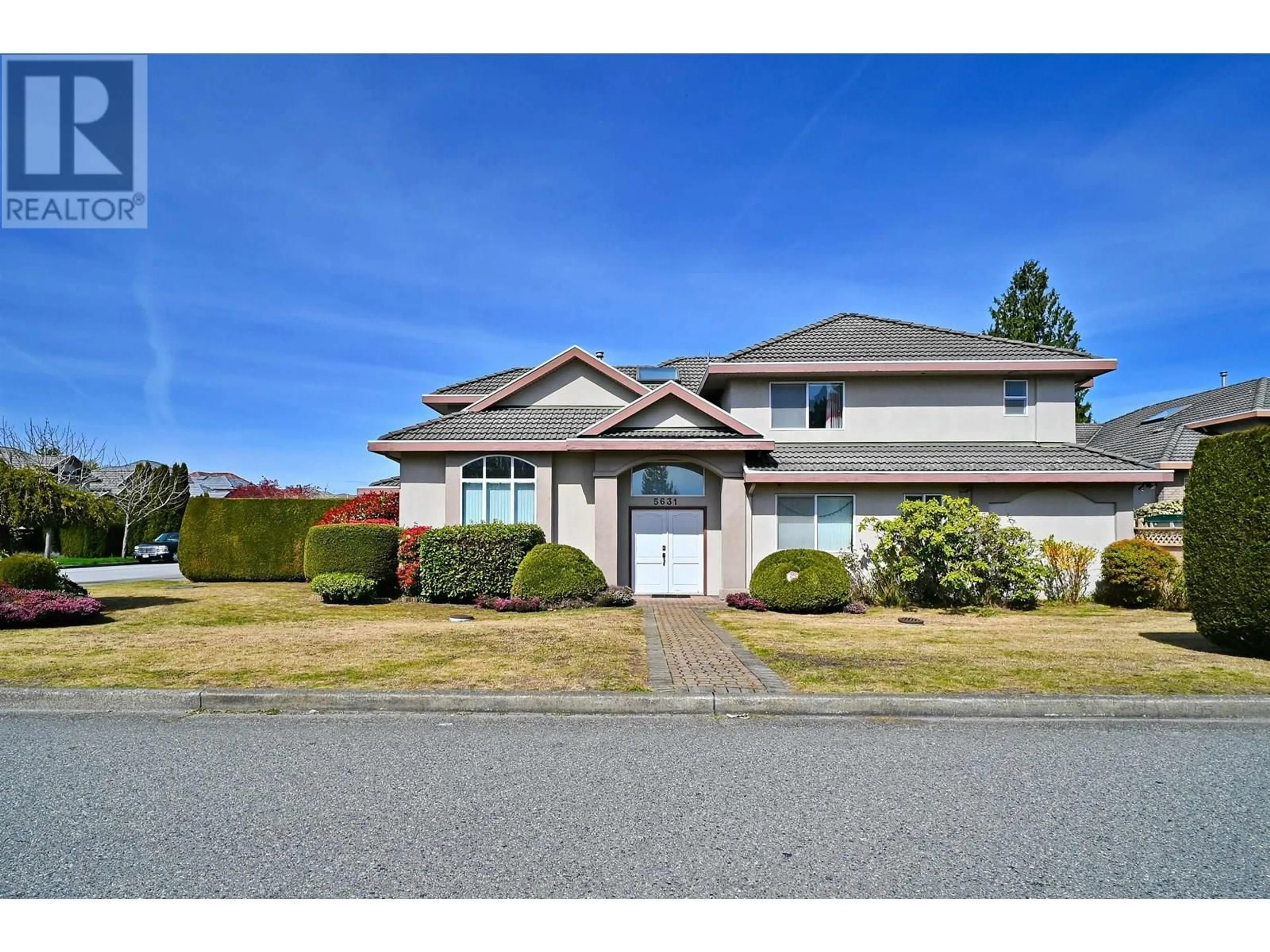 Home with vinyl exterior material, street for 5631 GARRISON ROAD, Richmond British Columbia V7C2M1
