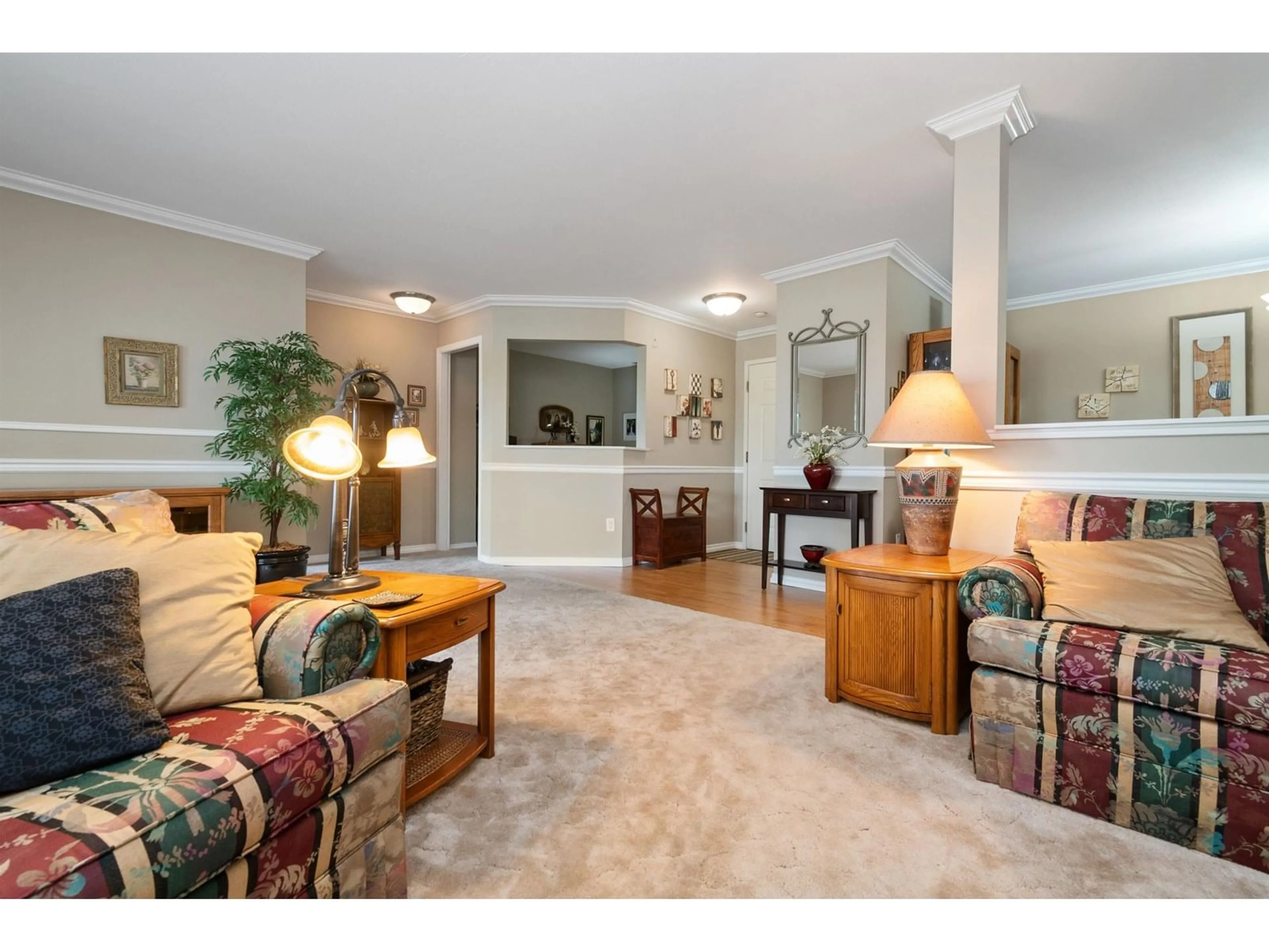 Living room with furniture, unknown for 201 - 7651 AMBER DRIVE, Chilliwack British Columbia V2R3J6