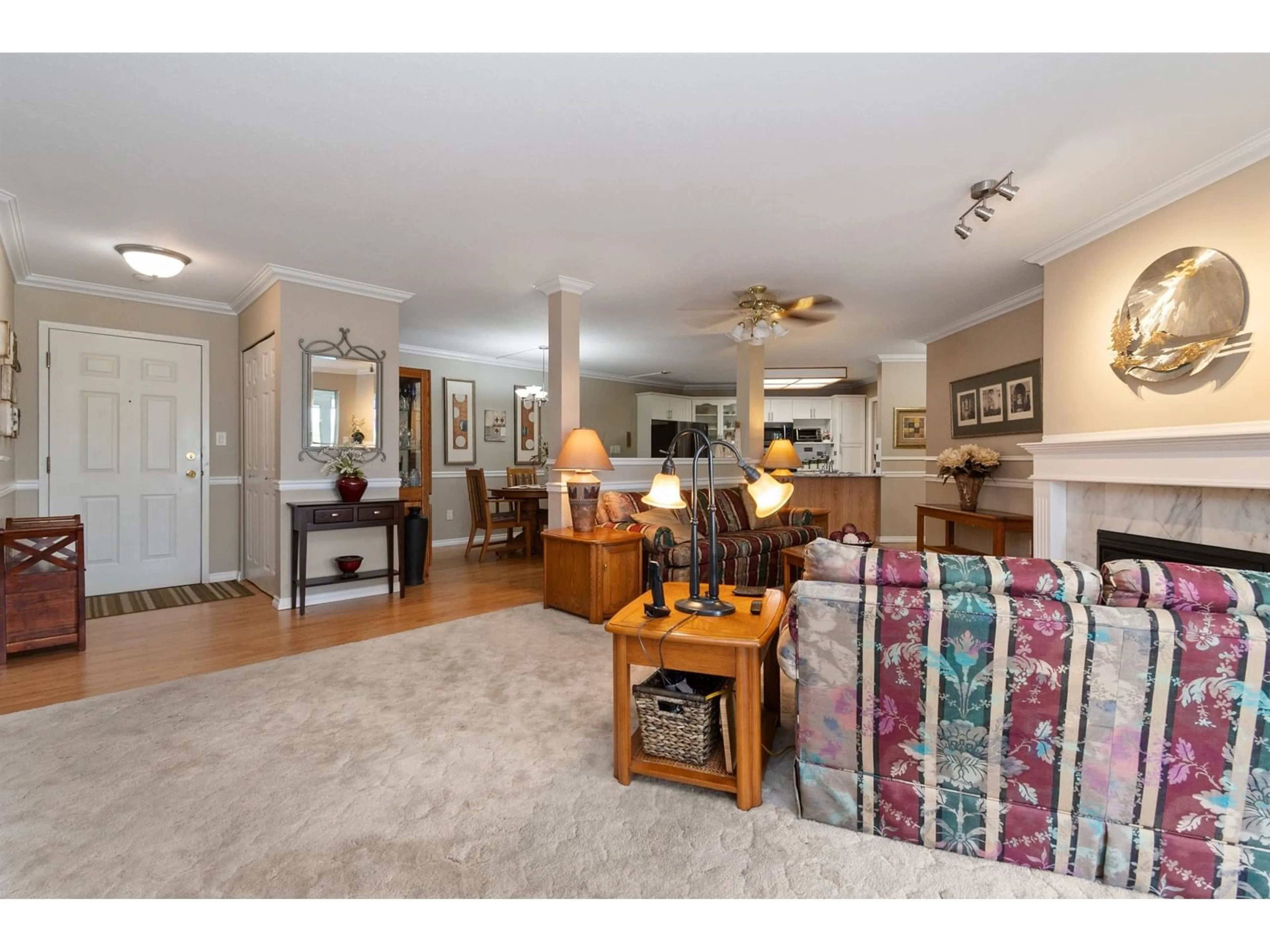 Living room with furniture, unknown for 201 - 7651 AMBER DRIVE, Chilliwack British Columbia V2R3J6