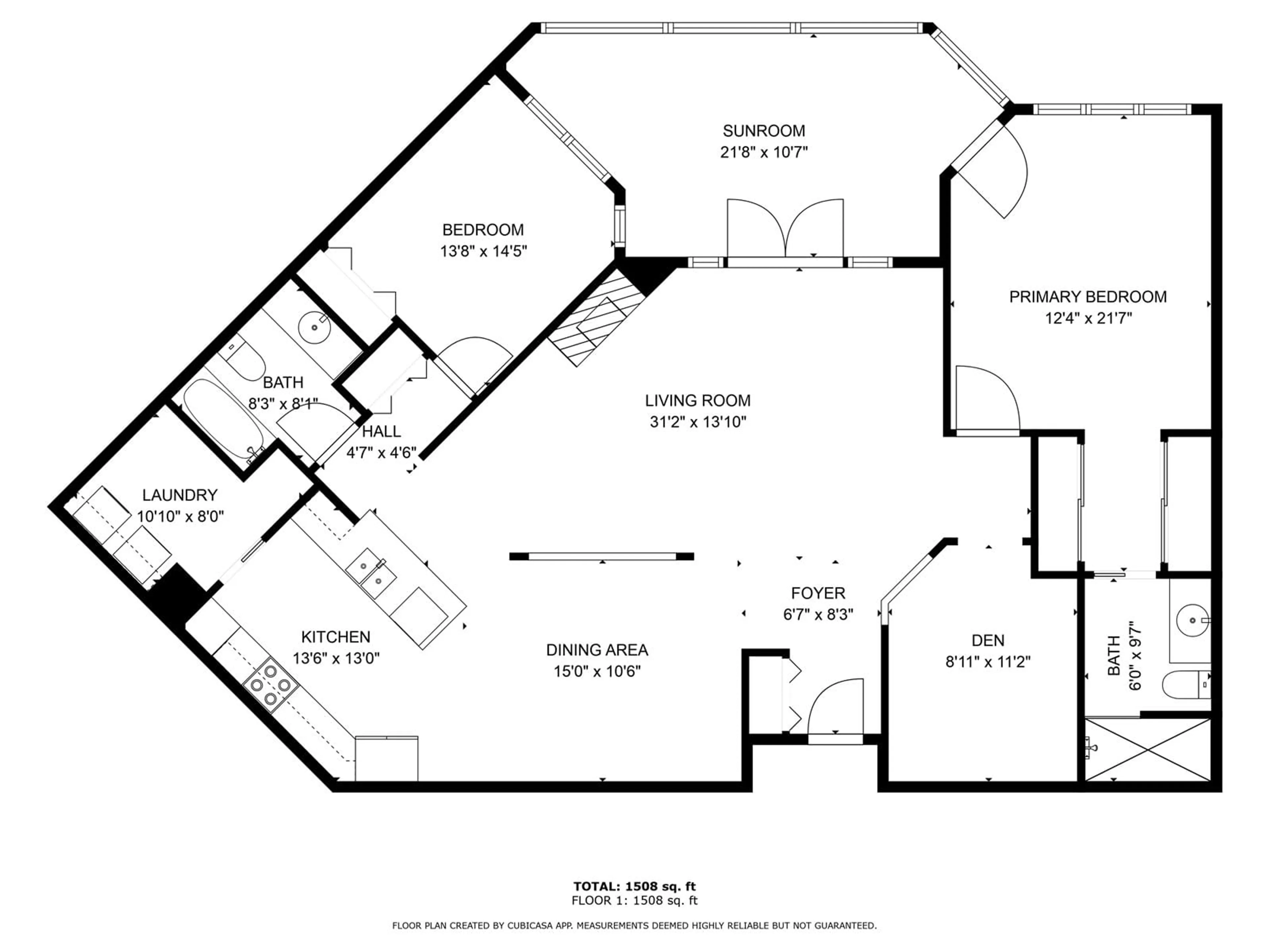 Floor plan for 201 - 7651 AMBER DRIVE, Chilliwack British Columbia V2R3J6