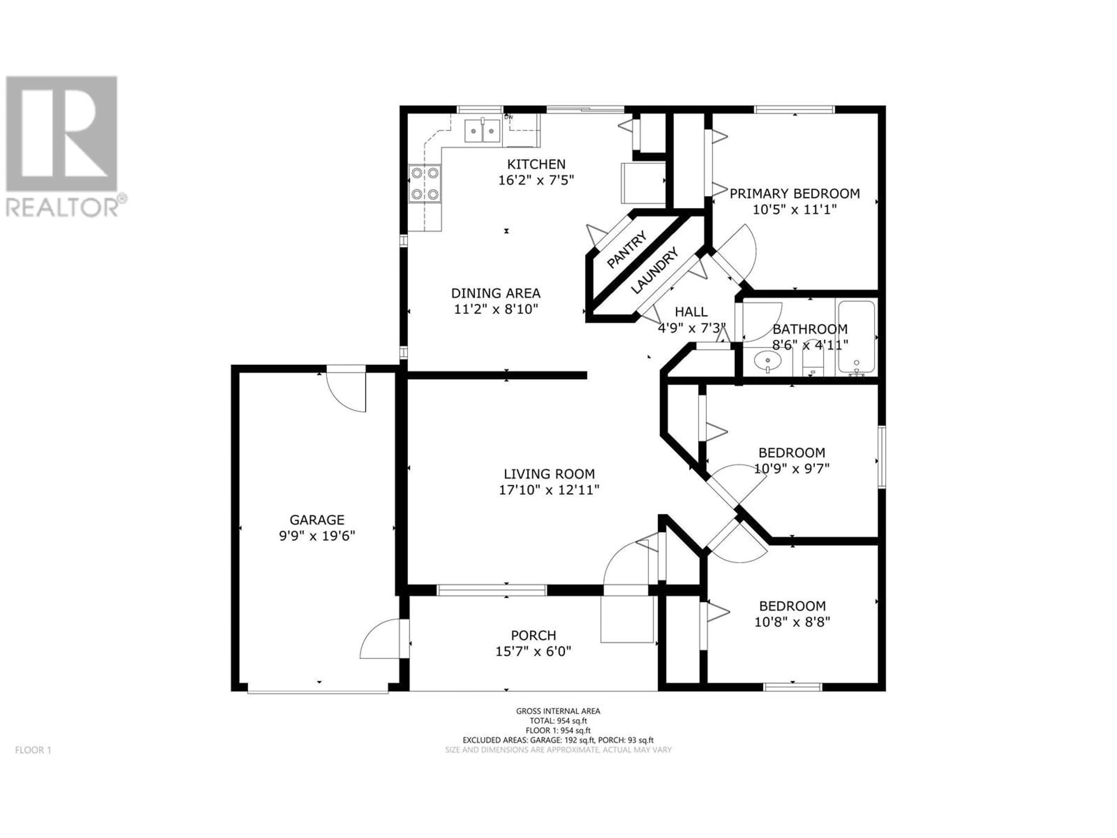 Floor plan for 8403 89 AVENUE, Fort St. John British Columbia V1J6E7