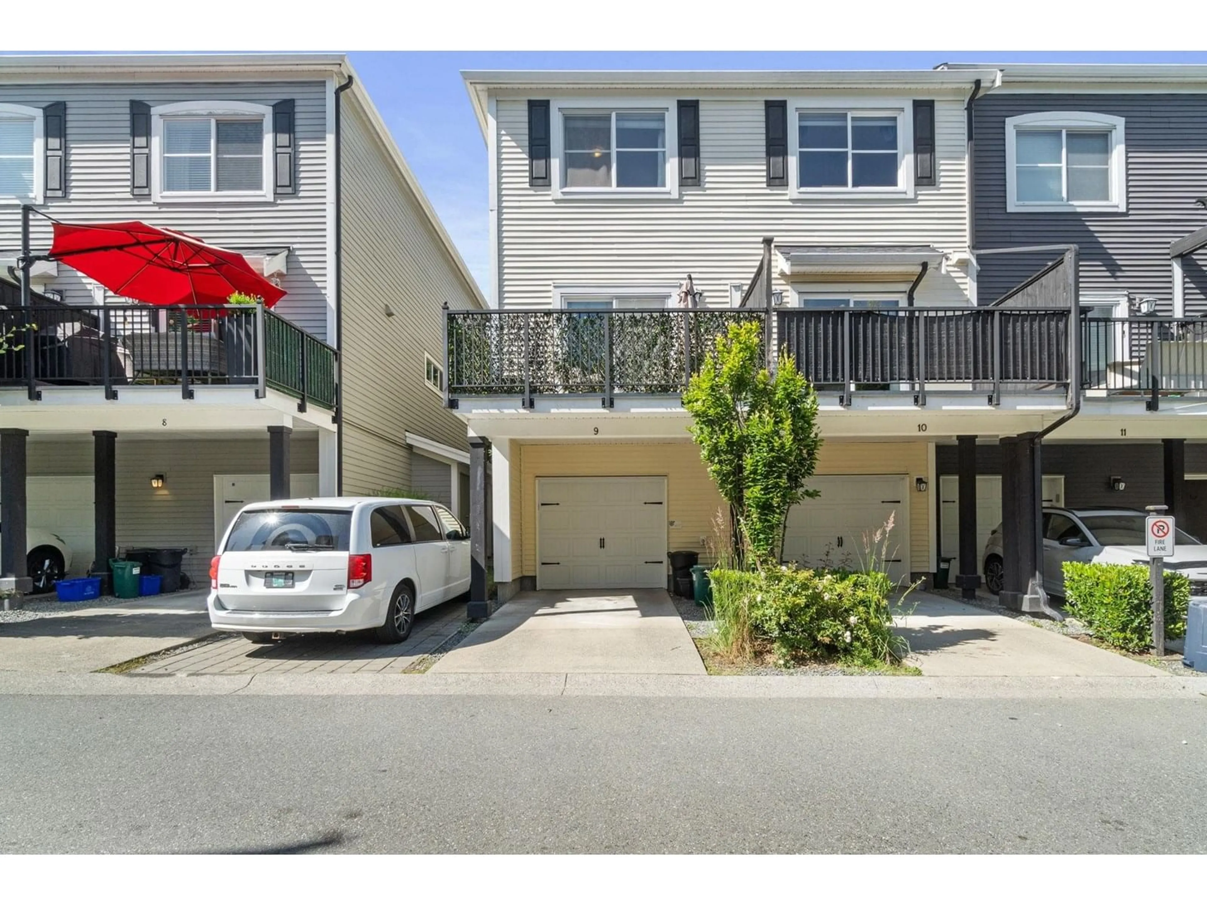 A pic from outside/outdoor area/front of a property/back of a property/a pic from drone, street for 9 - 19180 65, Surrey British Columbia V4N6M5
