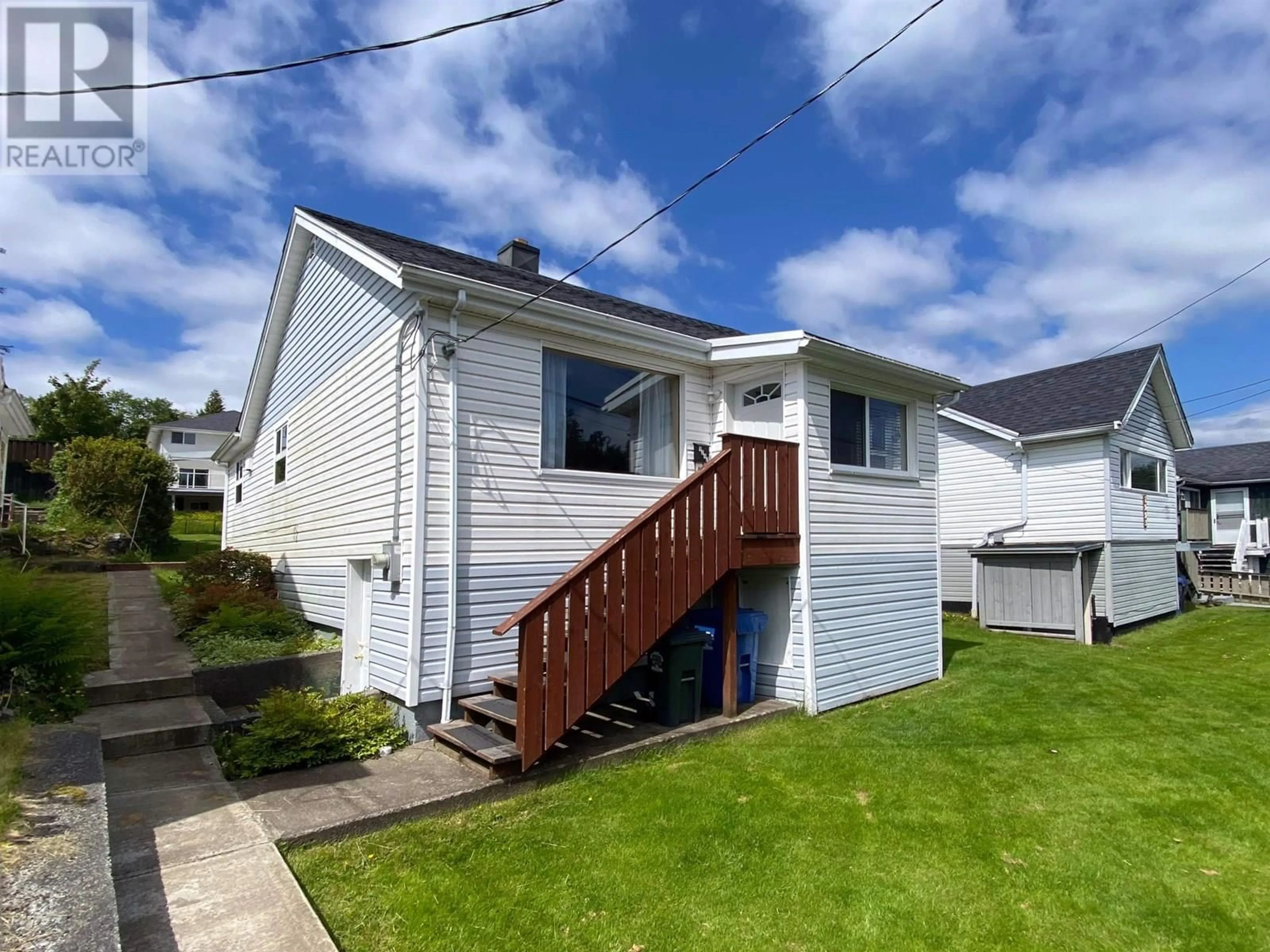A pic from outside/outdoor area/front of a property/back of a property/a pic from drone, street for 1217 8TH AVENUE, Prince Rupert British Columbia V8J2N8