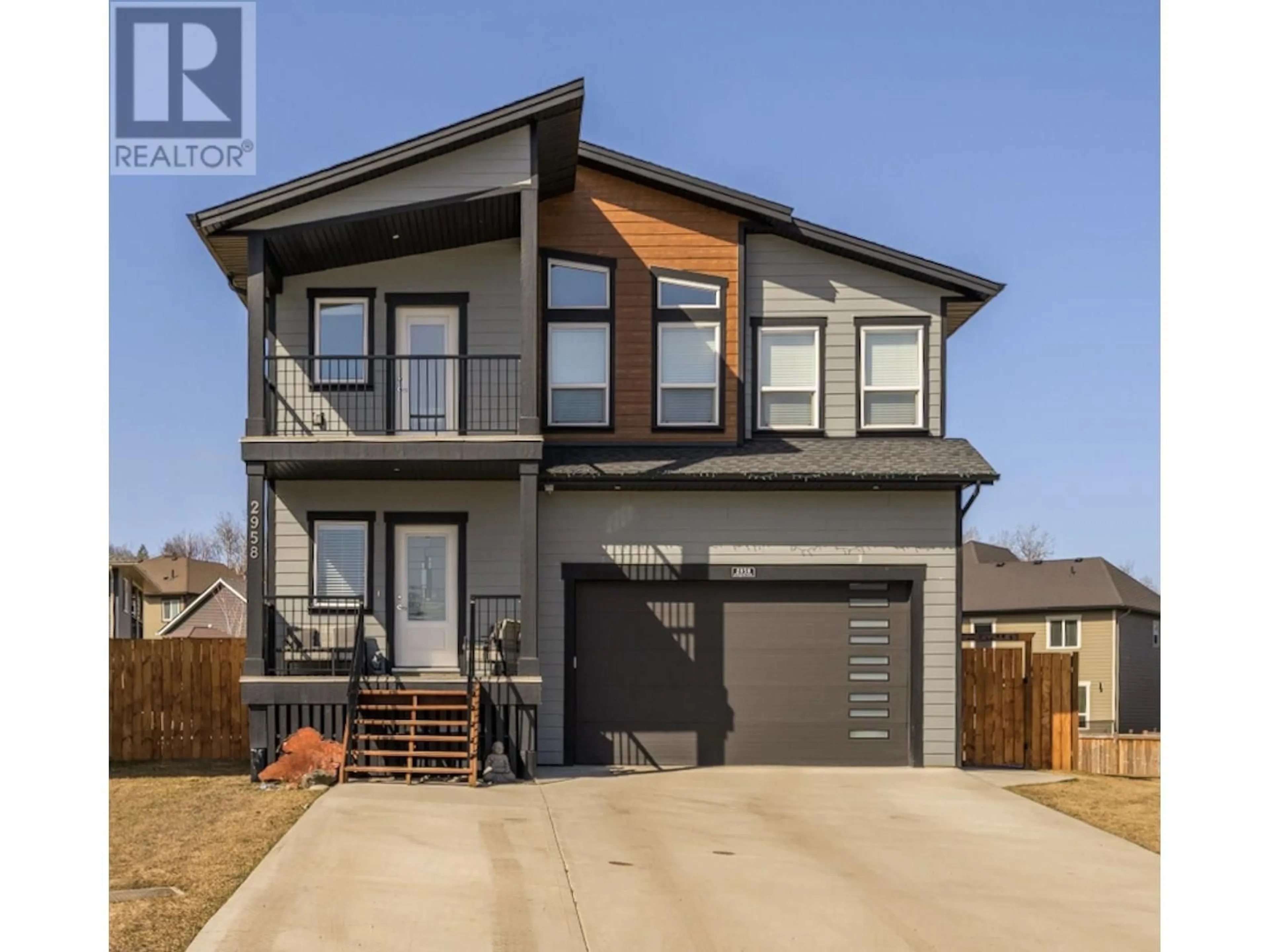 Home with brick exterior material, street for 2958 ELLINGTON COURT, Prince George British Columbia V2N0G3