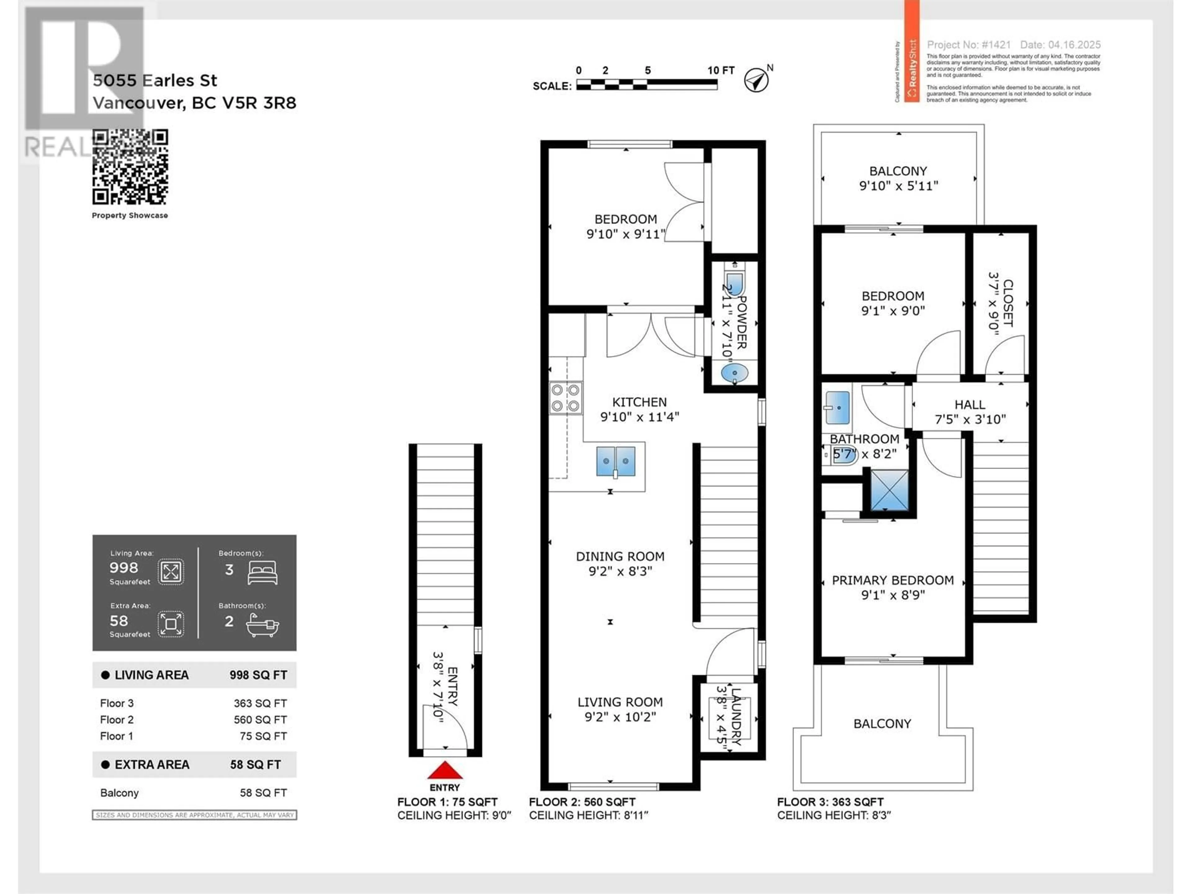 Floor plan for 5055 EARLES STREET, Vancouver British Columbia V5R3R8