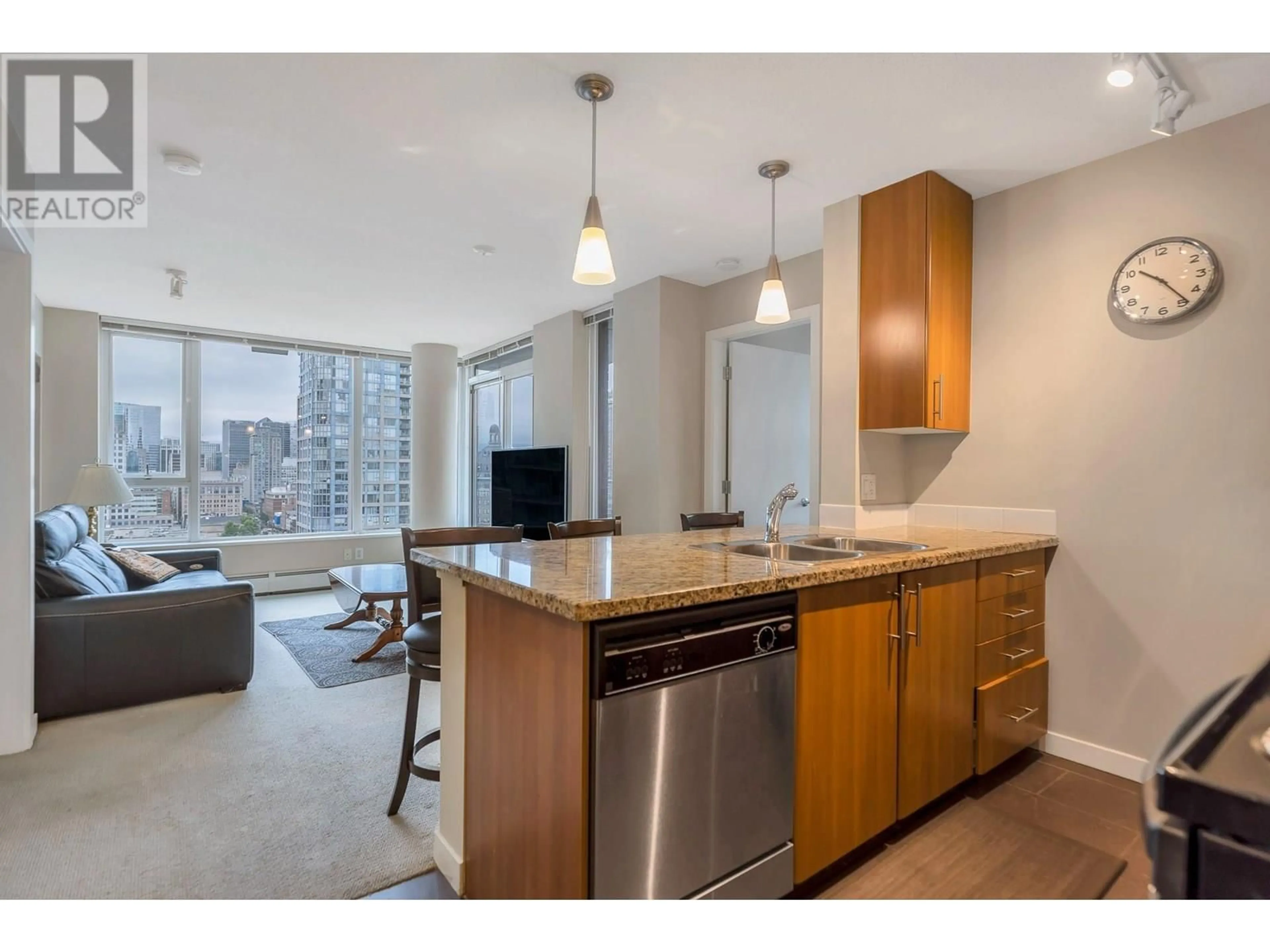 Open concept kitchen, unknown for 2707 - 688 ABBOTT STREET, Vancouver British Columbia V6B0B9