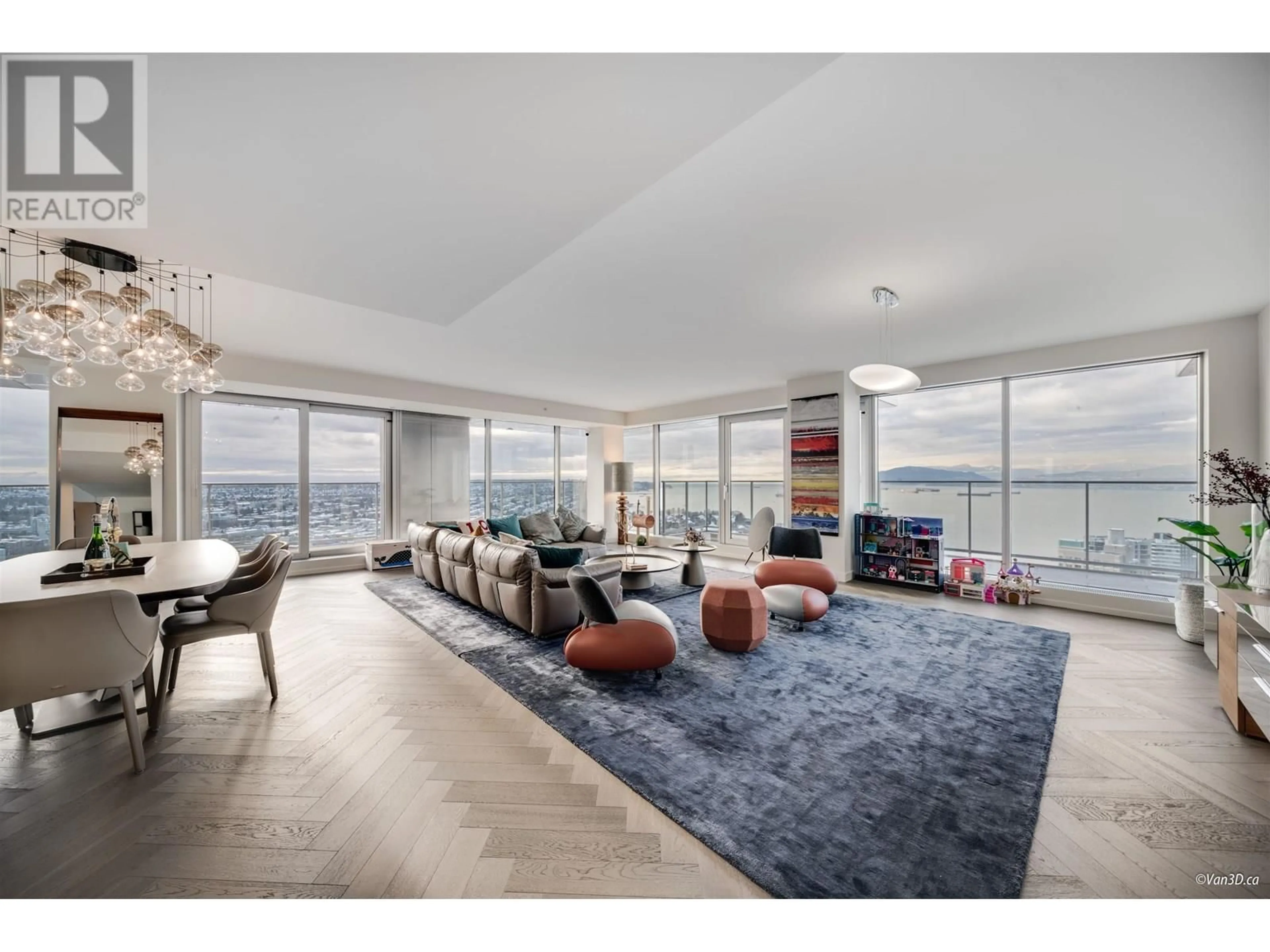 Living room with furniture, unknown for 4701 - 1480 HOWE STREET, Vancouver British Columbia V6Z0G5