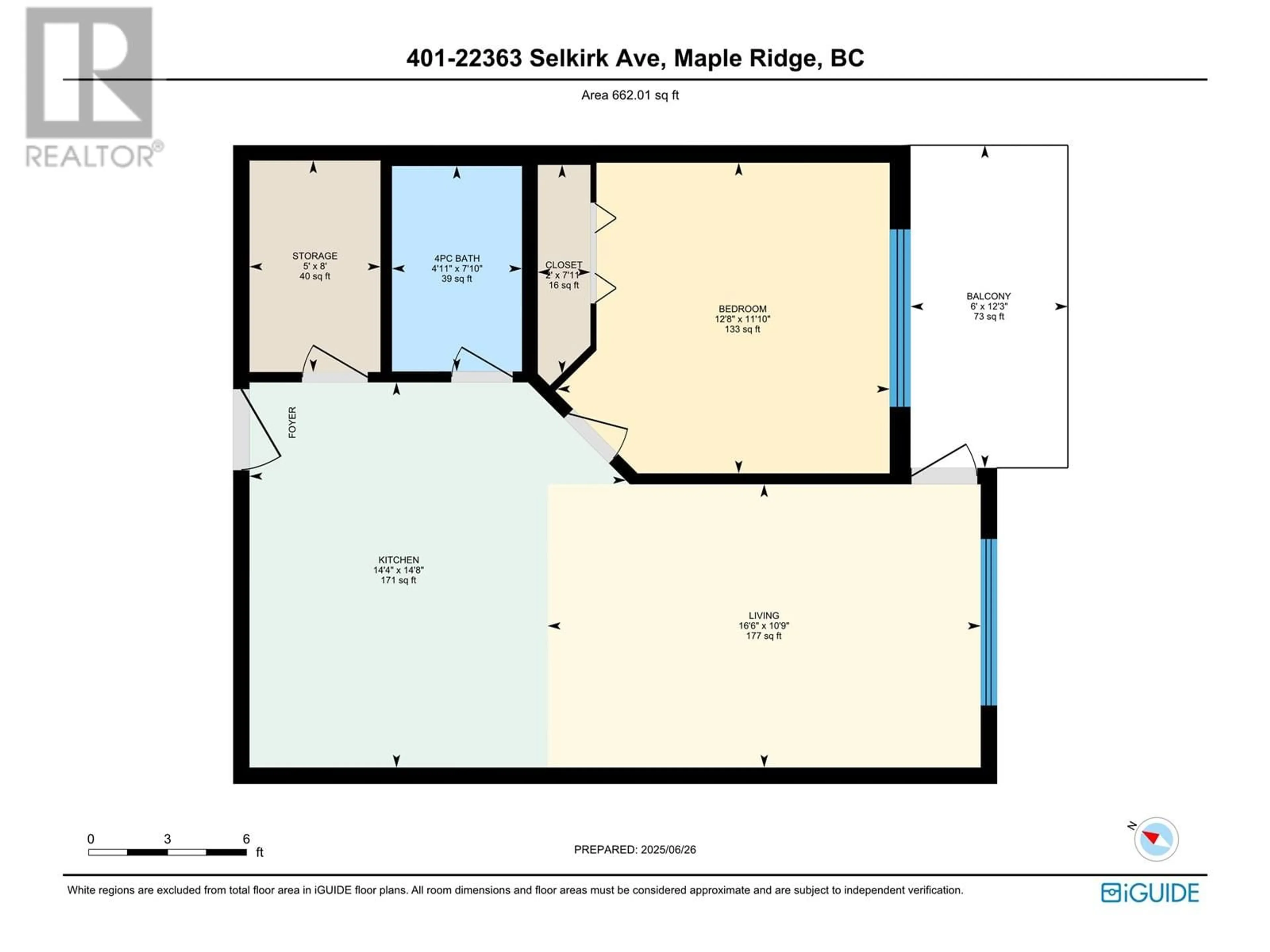 Floor plan for 401 - 22363 SELKIRK AVENUE, Maple Ridge British Columbia V2X2X6