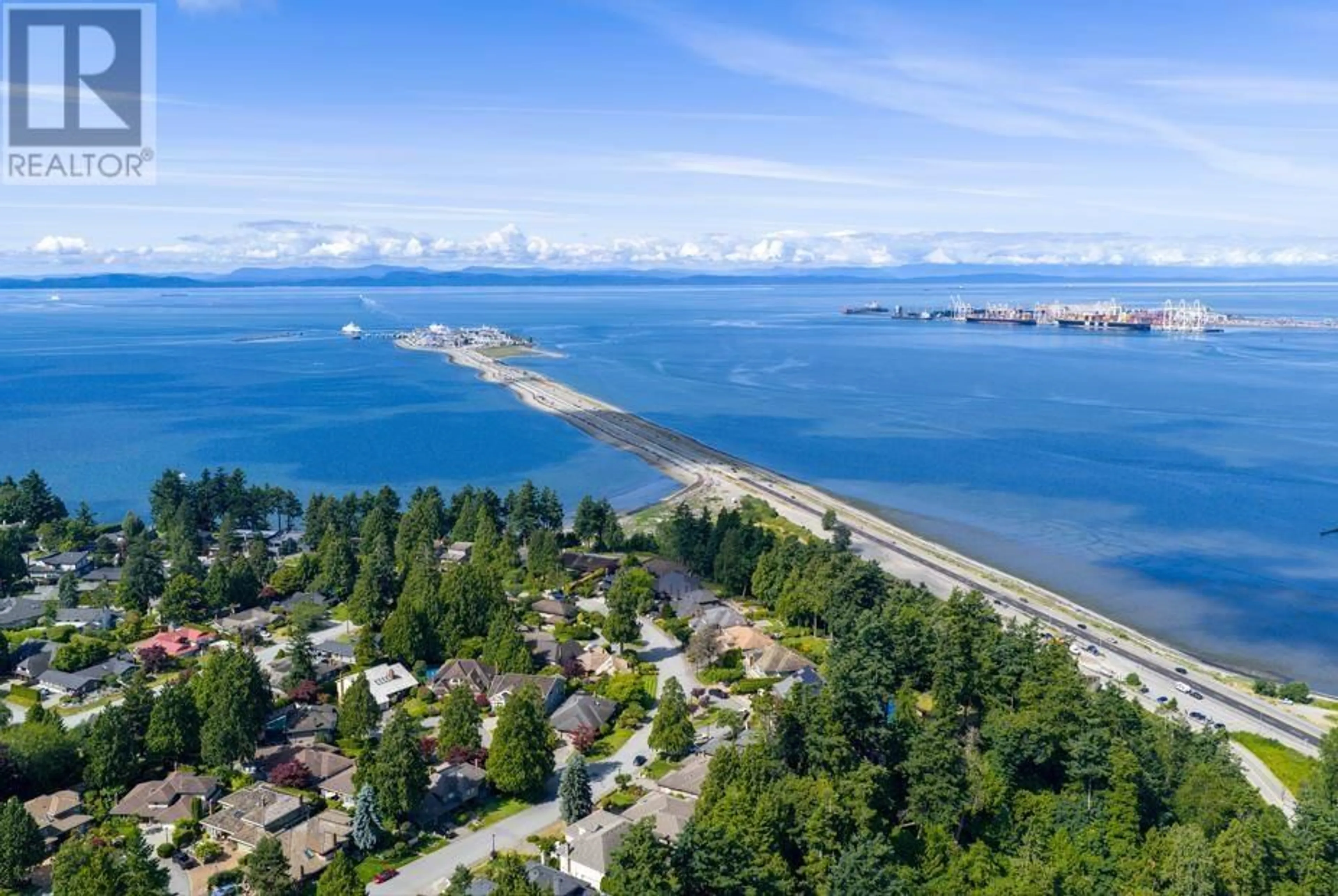A pic from outside/outdoor area/front of a property/back of a property/a pic from drone, water/lake/river/ocean view for 5053 CEDAR SPRINGS DRIVE, Tsawwassen British Columbia V4M0A7