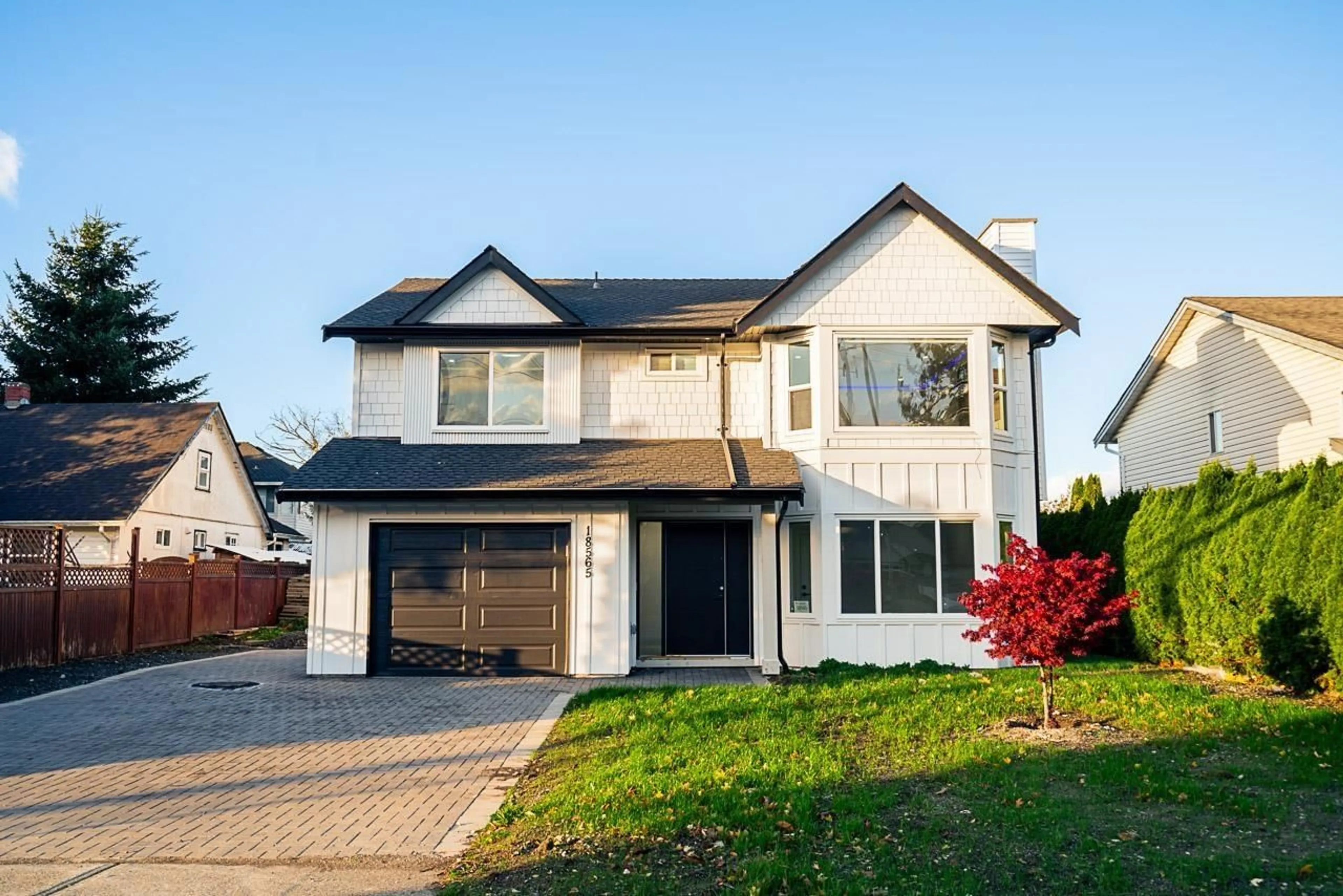 Home with brick exterior material, street for 18565 60, Surrey British Columbia V3S8T6
