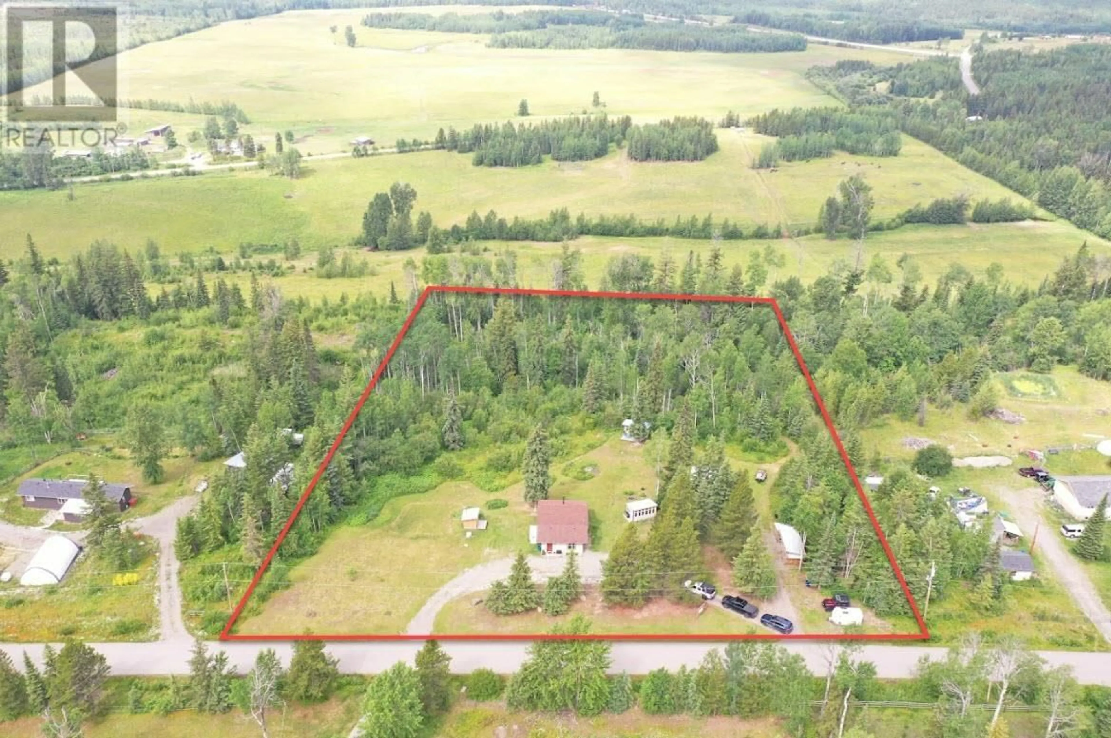 A pic from outside/outdoor area/front of a property/back of a property/a pic from drone, unknown for 4793 POLLARD ROAD, Quesnel British Columbia V2J6X5