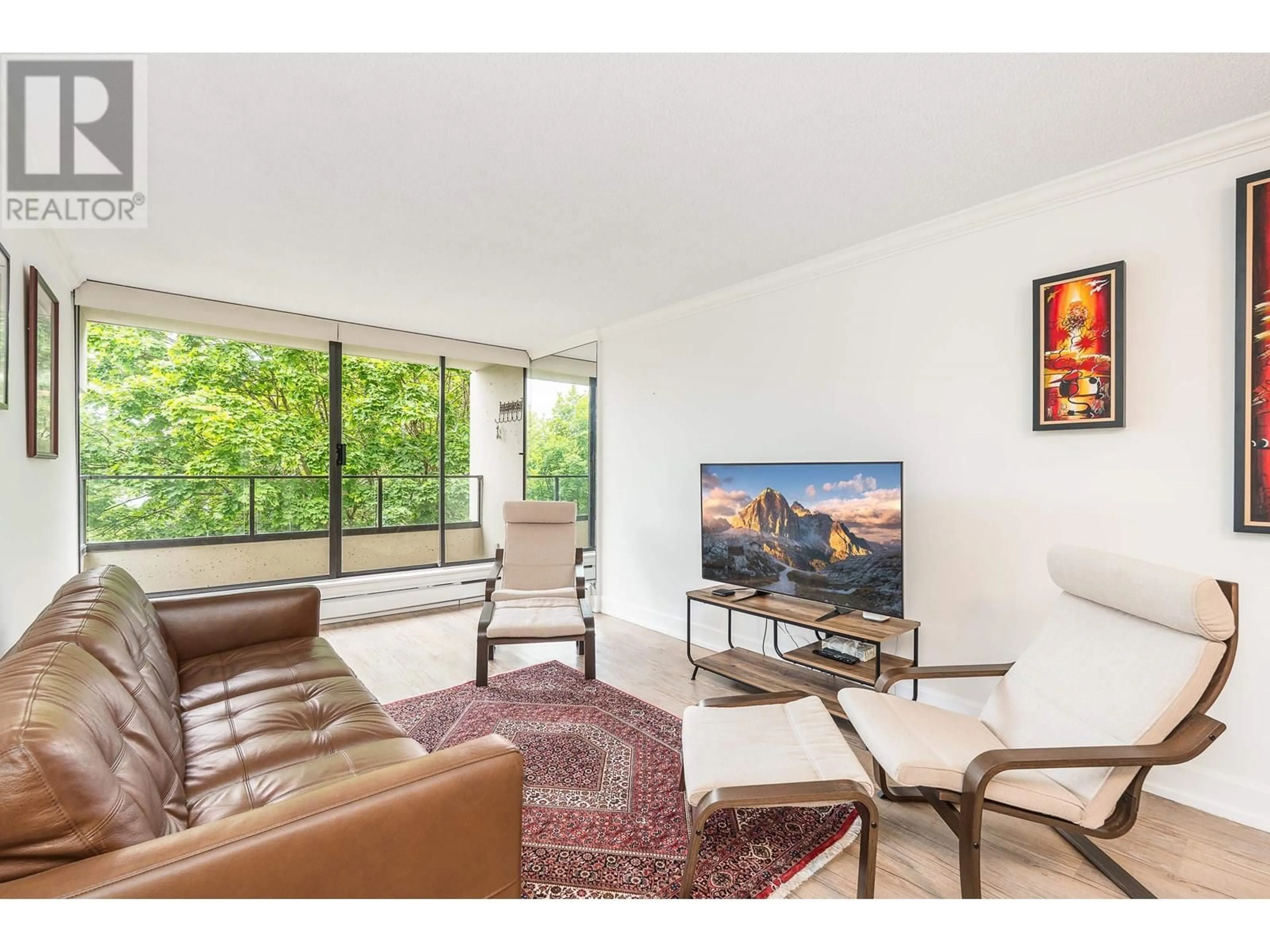 Living room with furniture, unknown for 201 - 1995 BEACH AVENUE, Vancouver British Columbia V6G2Y3