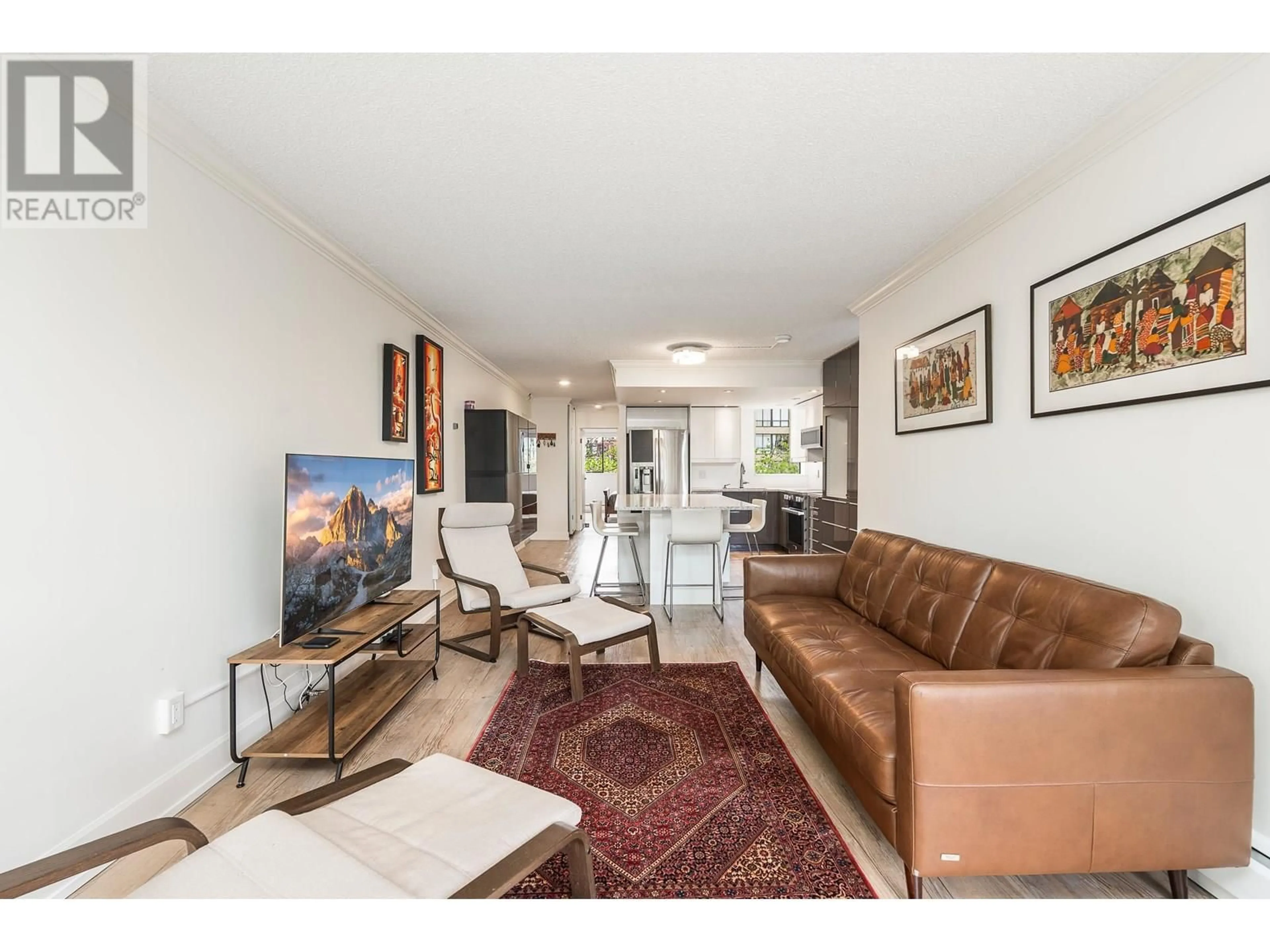 Living room with furniture, unknown for 201 - 1995 BEACH AVENUE, Vancouver British Columbia V6G2Y3