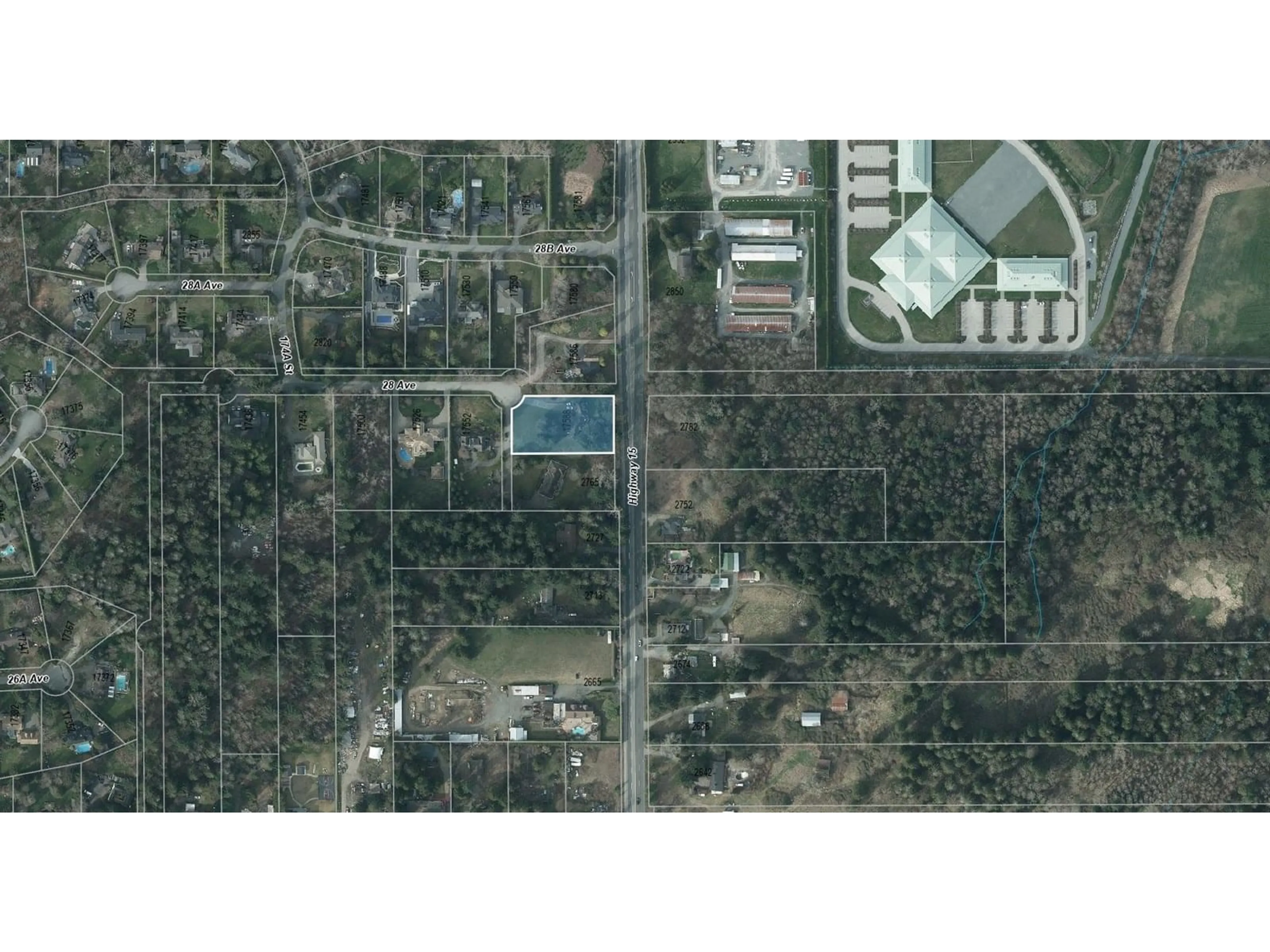 Picture of a map for 17588 28, Surrey British Columbia V3Z0E7