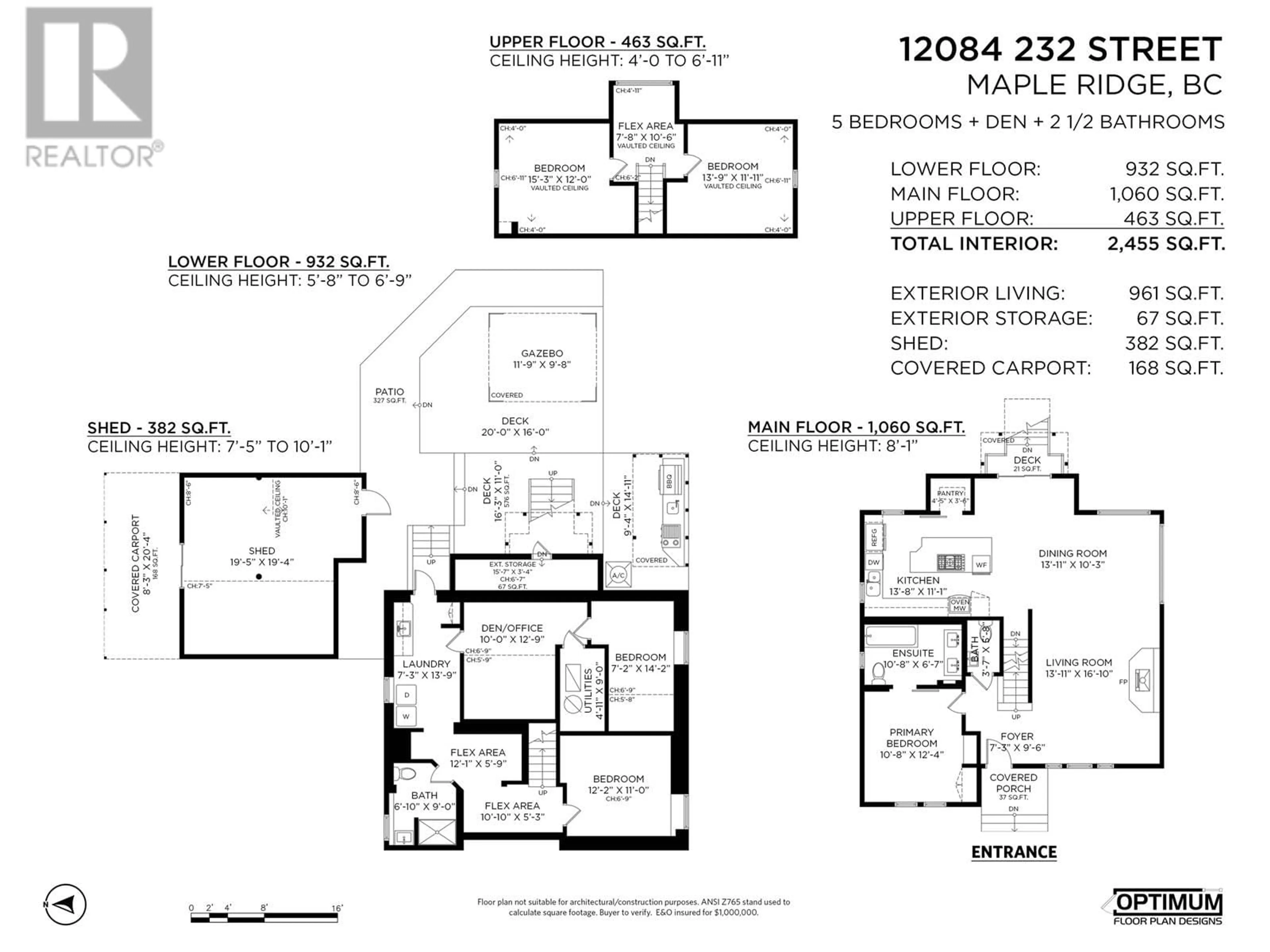 Floor plan for 12084 232ND STREET, Maple Ridge British Columbia V2X6T3