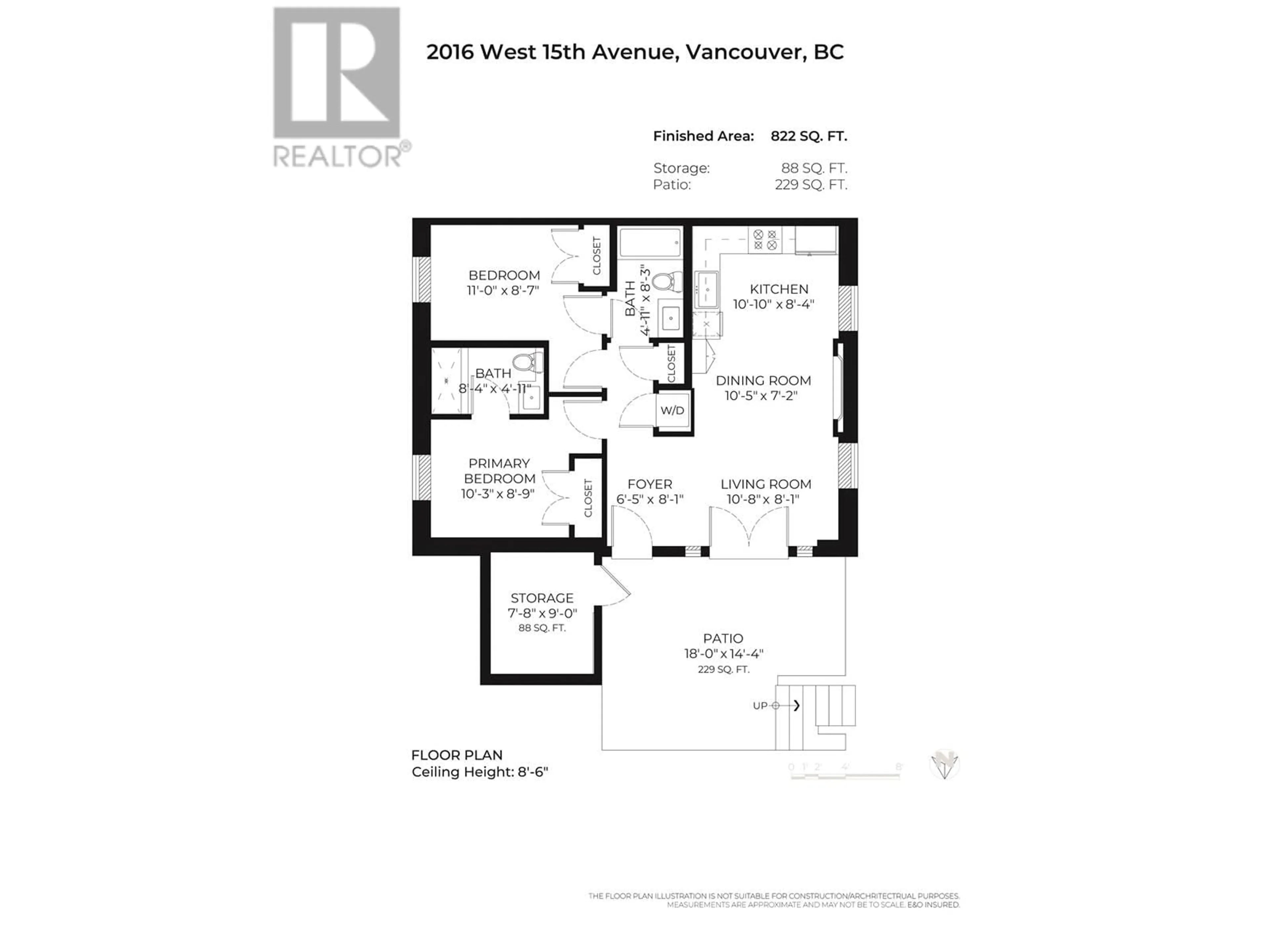 Floor plan for 2016 15TH AVENUE, Vancouver British Columbia V7V3P3