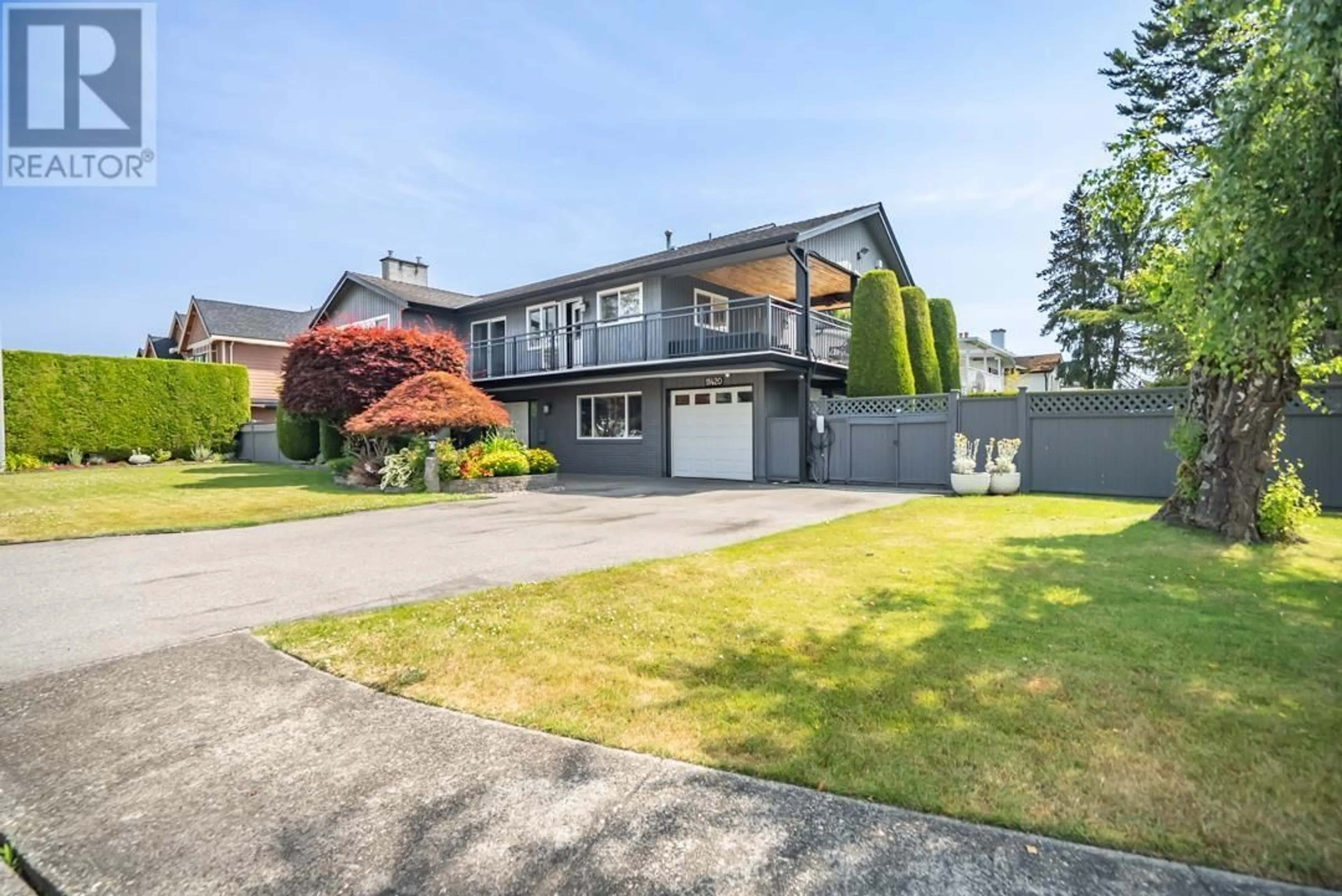A pic from outside/outdoor area/front of a property/back of a property/a pic from drone, street for 11420 SEABROOK CRESCENT, Richmond British Columbia V7A3H3