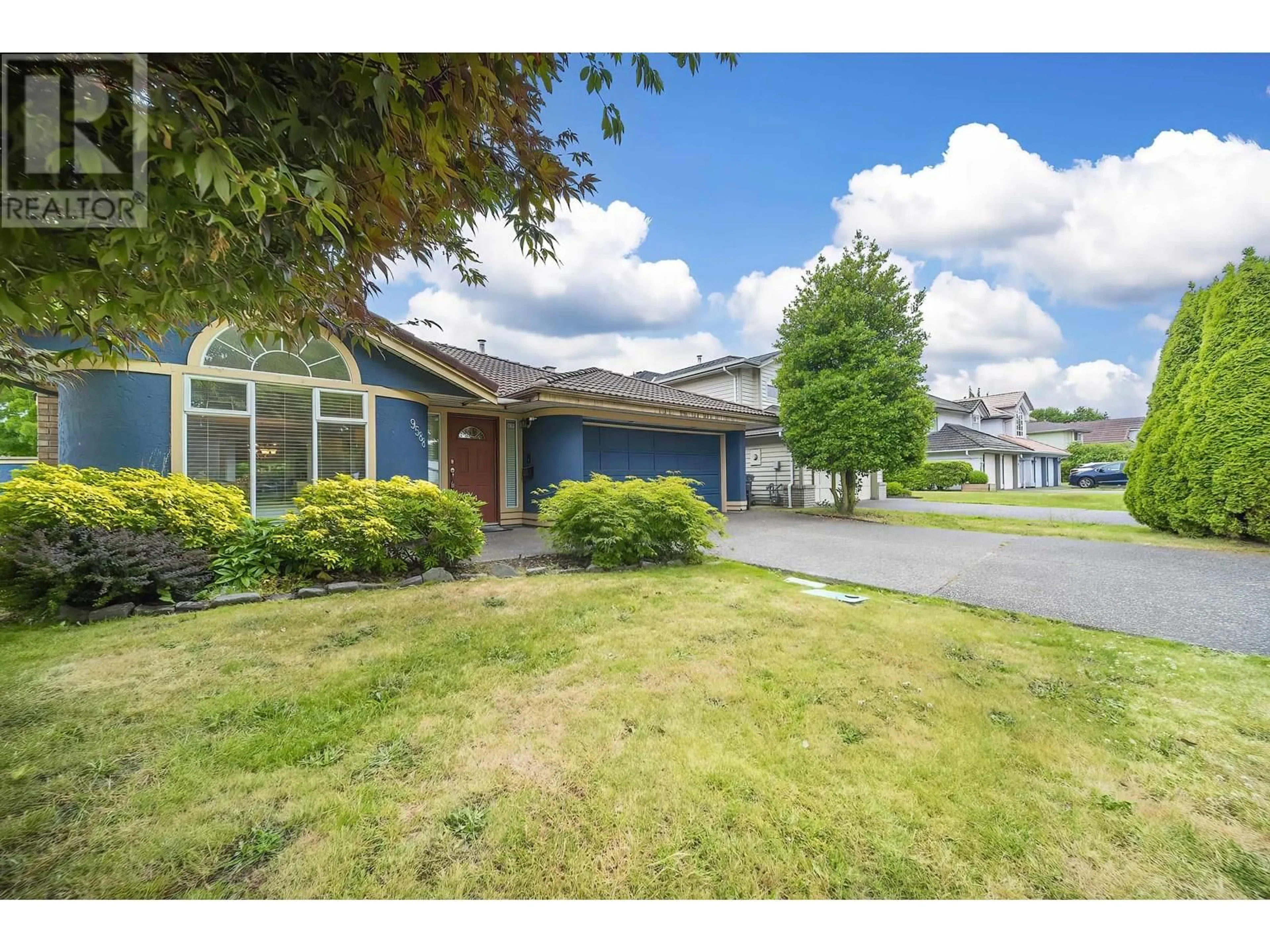 A pic from outside/outdoor area/front of a property/back of a property/a pic from drone, street for 9588 CAPSTAN WAY, Richmond British Columbia V6X3N1