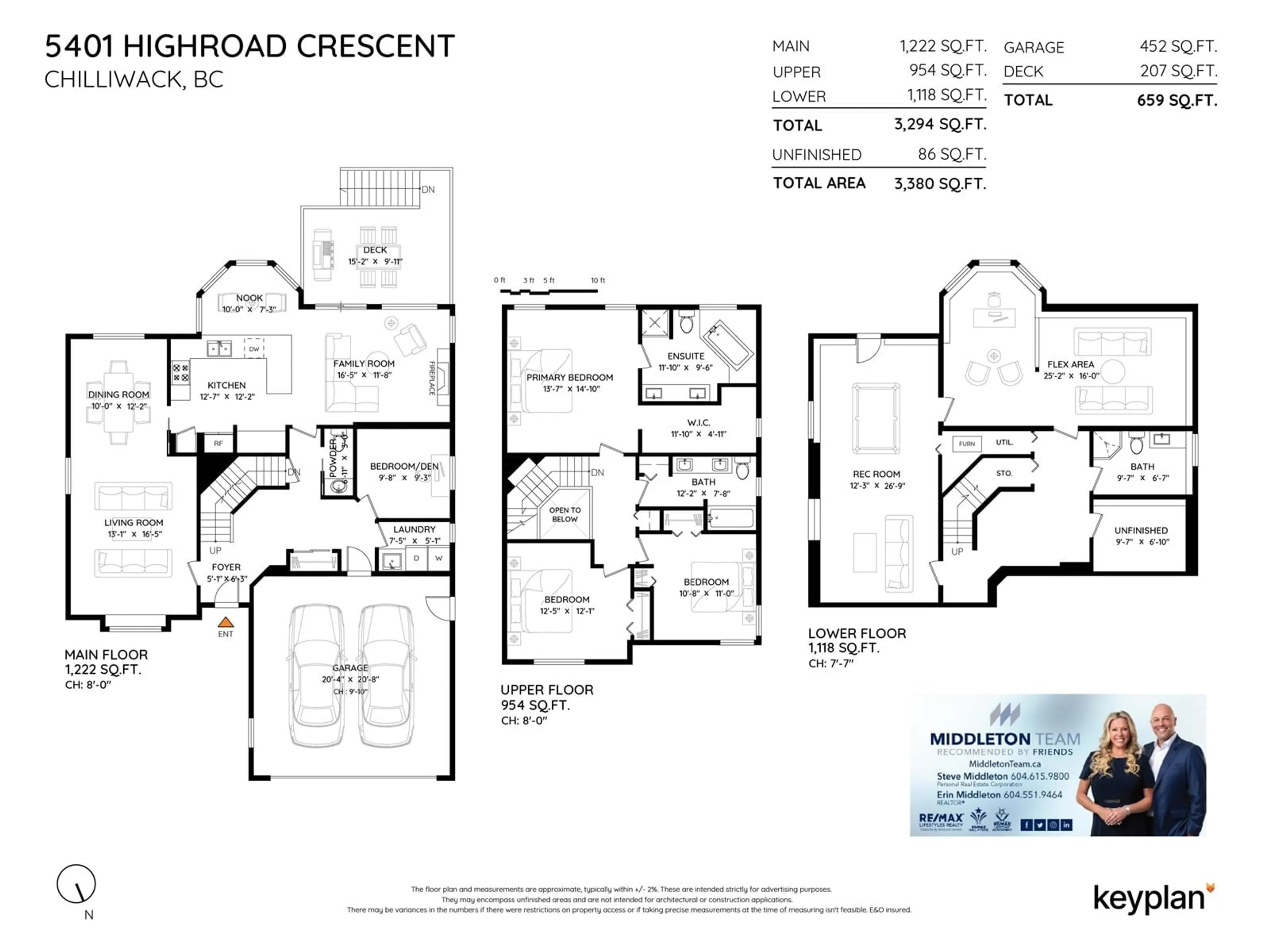 Floor plan for 5401 HIGHROAD CRESCENT, Chilliwack British Columbia V2R4G1
