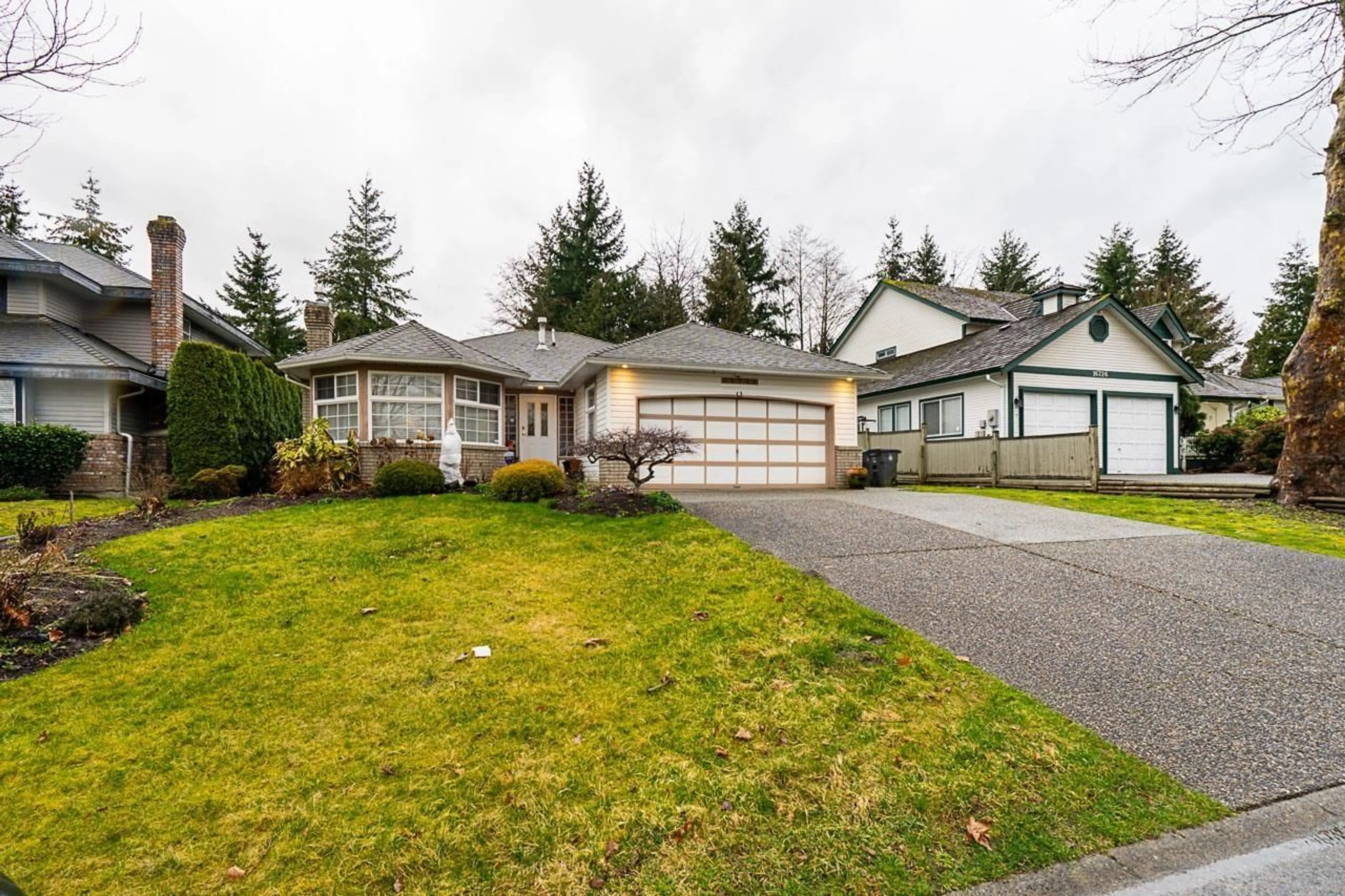 Home with vinyl exterior material, street for 16732 83, Surrey British Columbia V4N3H4