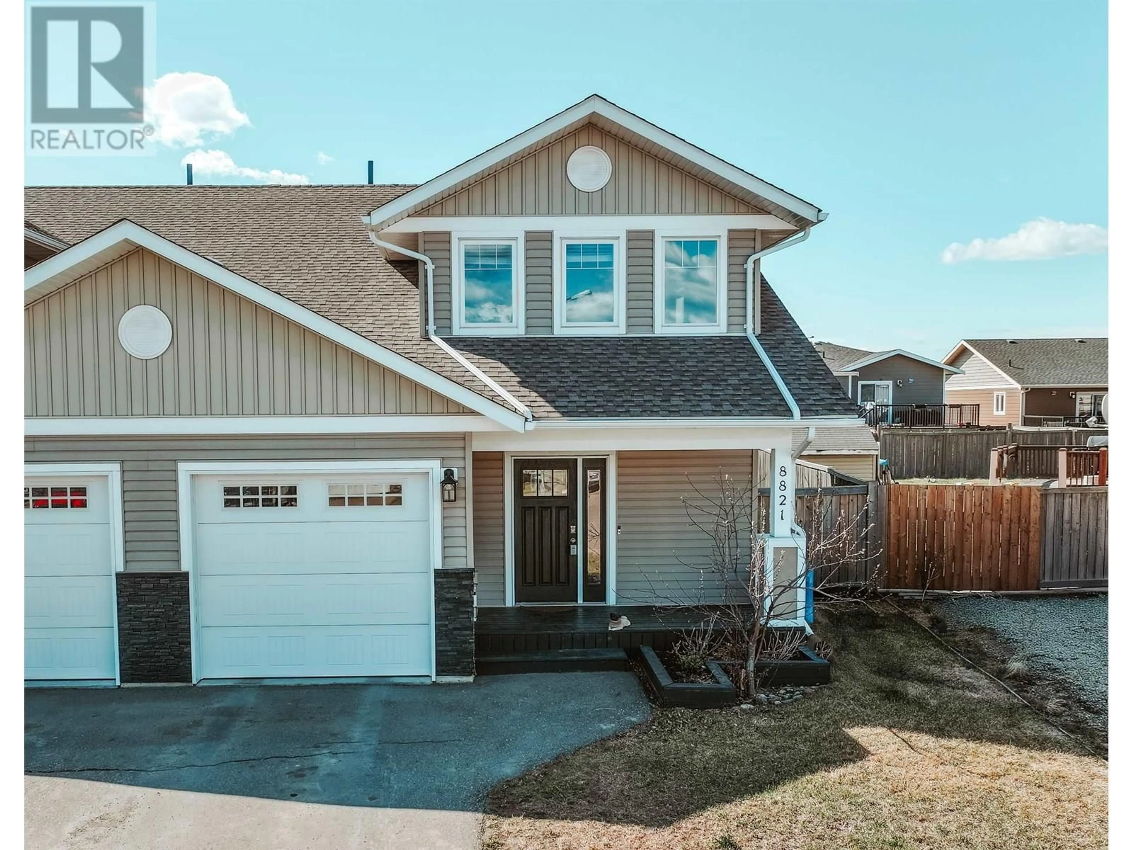 Home with vinyl exterior material, street for 8821 113 AVENUE, Fort St. John British Columbia V1J0E2