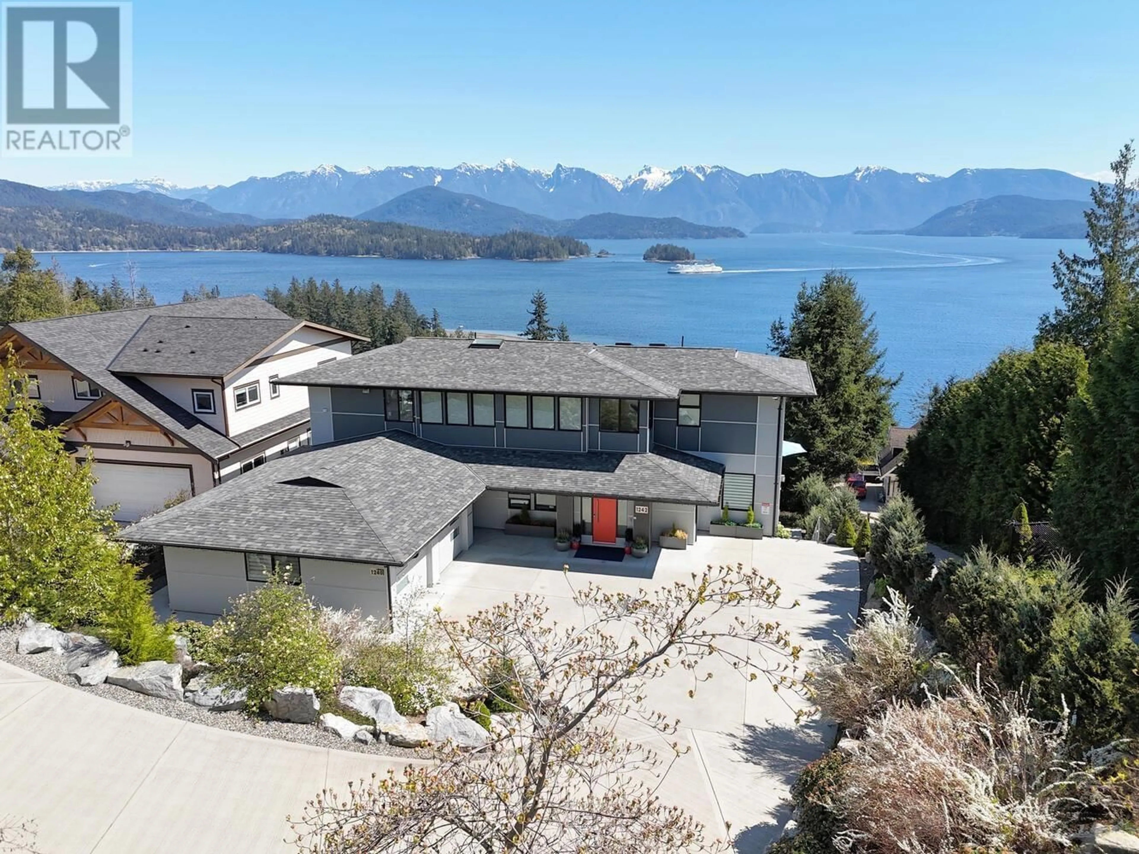 A pic from outside/outdoor area/front of a property/back of a property/a pic from drone, water/lake/river/ocean view for 1242 ST ANDREWS ROAD, Gibsons British Columbia V0N1V1