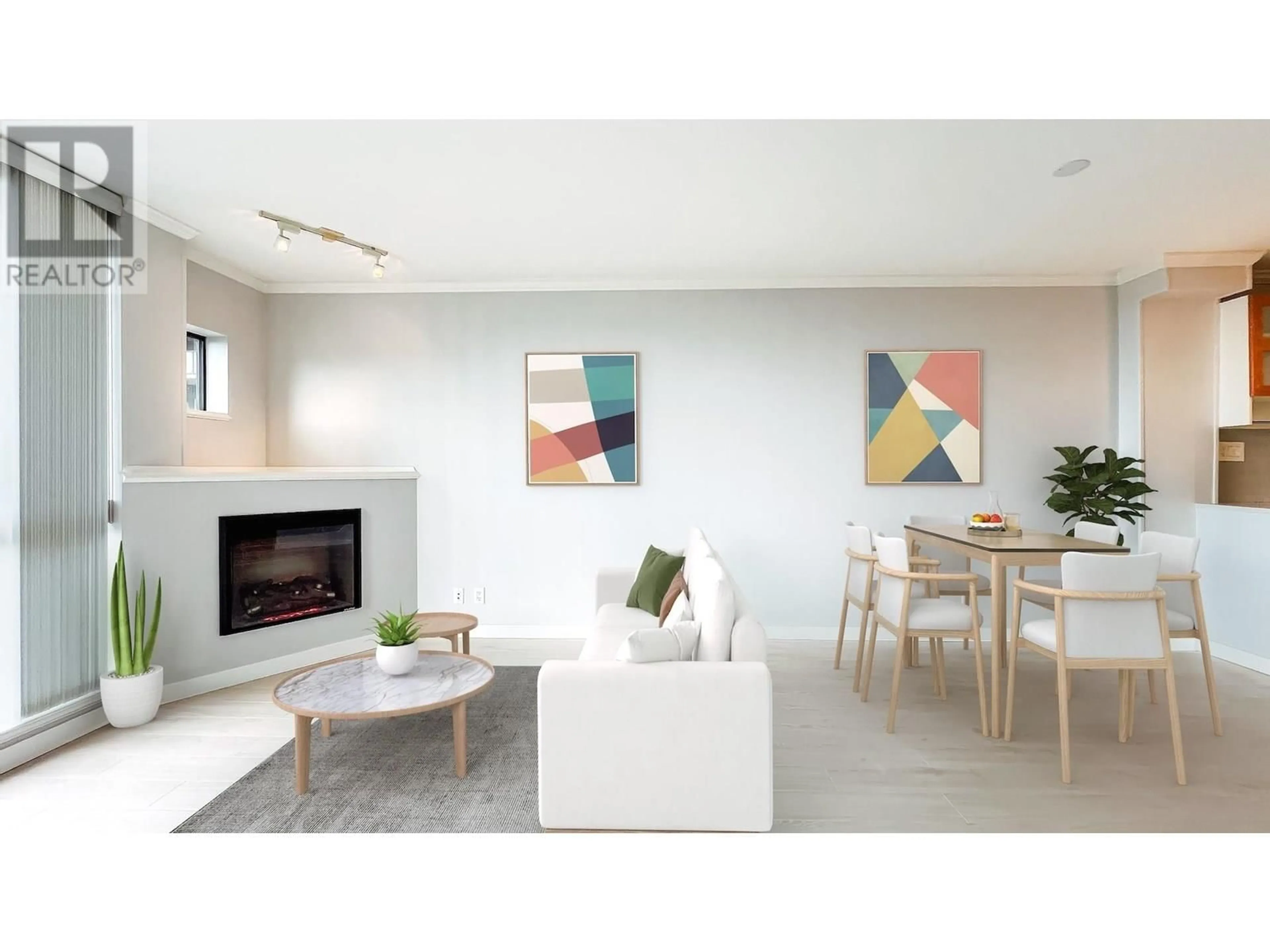 Living room with furniture, ceramic/tile floor for 913 - 7831 WESTMINSTER HIGHWAY, Richmond British Columbia V6X4J4