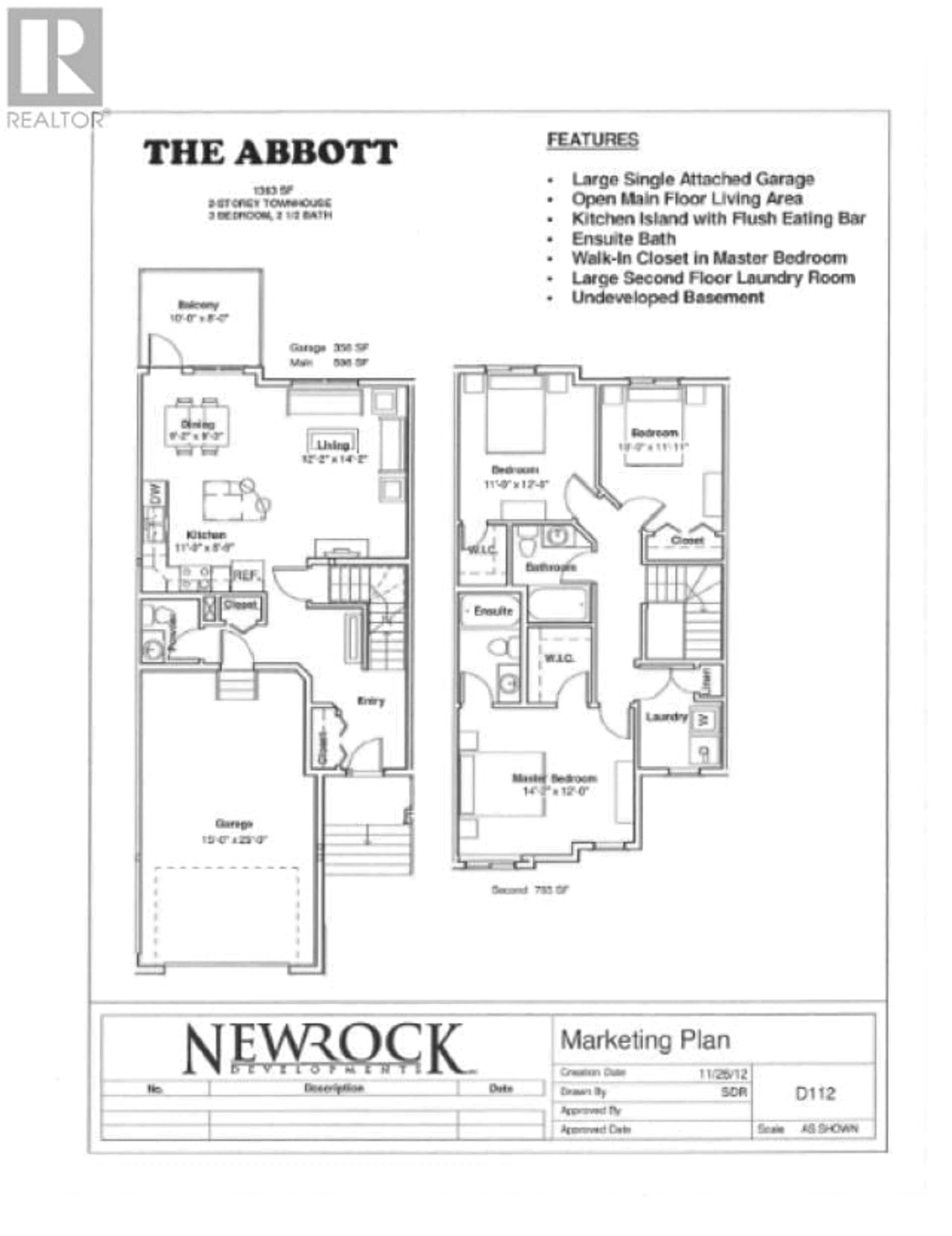 Floor plan for 121 - 10104 114A AVENUE, Fort St. John British Columbia V1J0K5