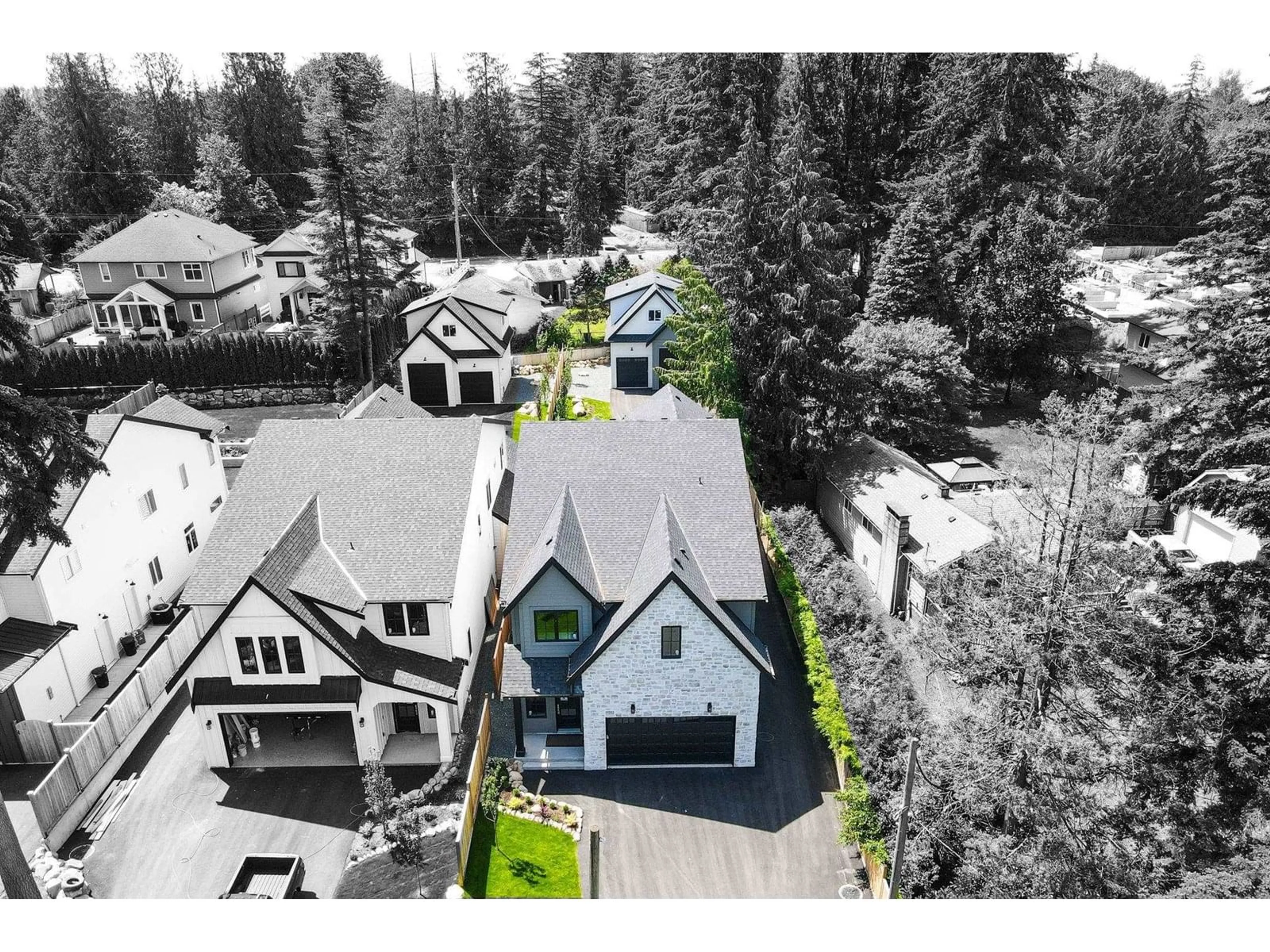 A pic from outside/outdoor area/front of a property/back of a property/a pic from drone, street for 23756 OLD YALE, Langley British Columbia V2Z2K4