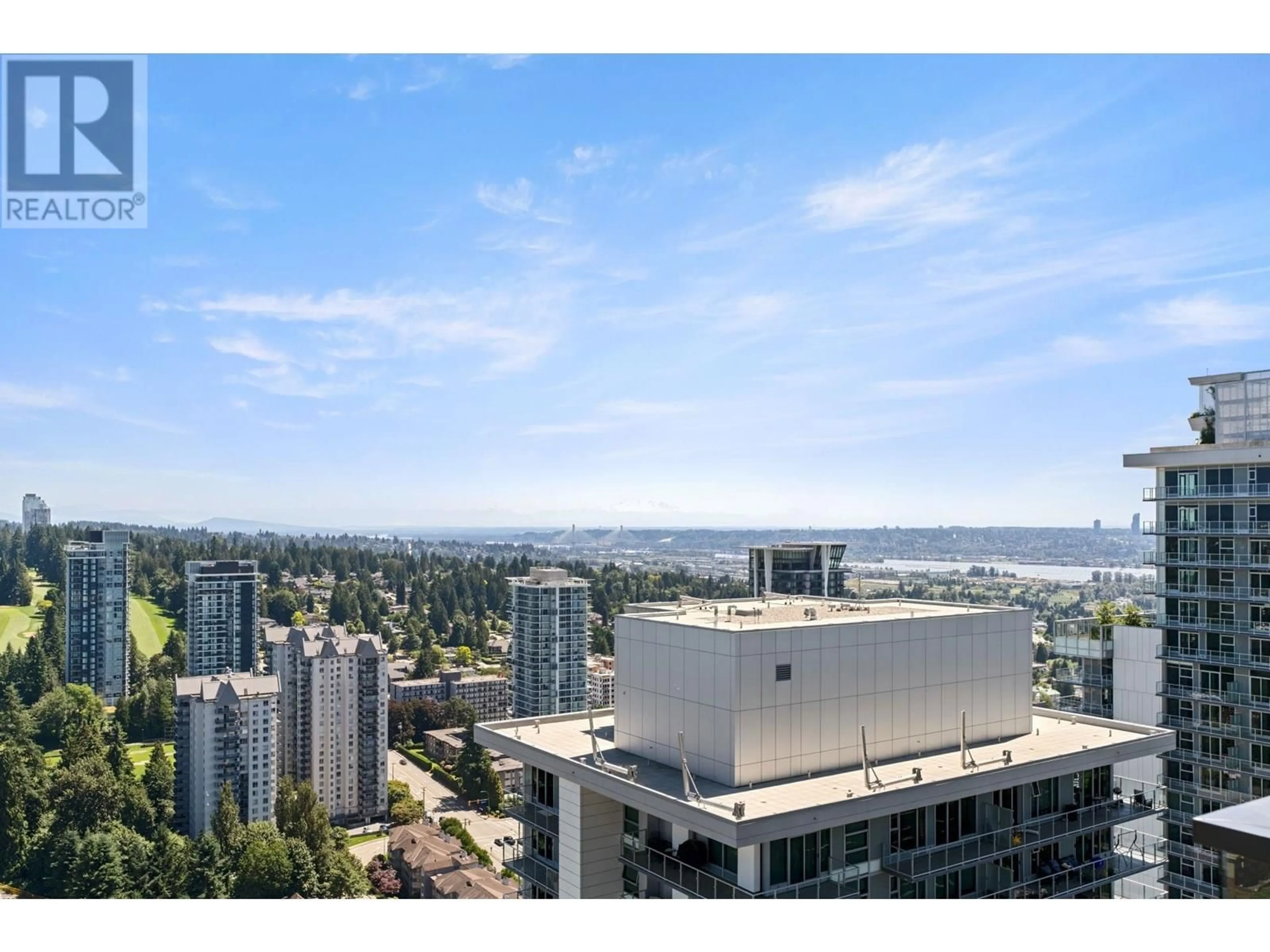 A pic from outside/outdoor area/front of a property/back of a property/a pic from drone, city buildings view from balcony for 3601 - 3809 EVERGREEN PLACE, Burnaby British Columbia V3J0M1