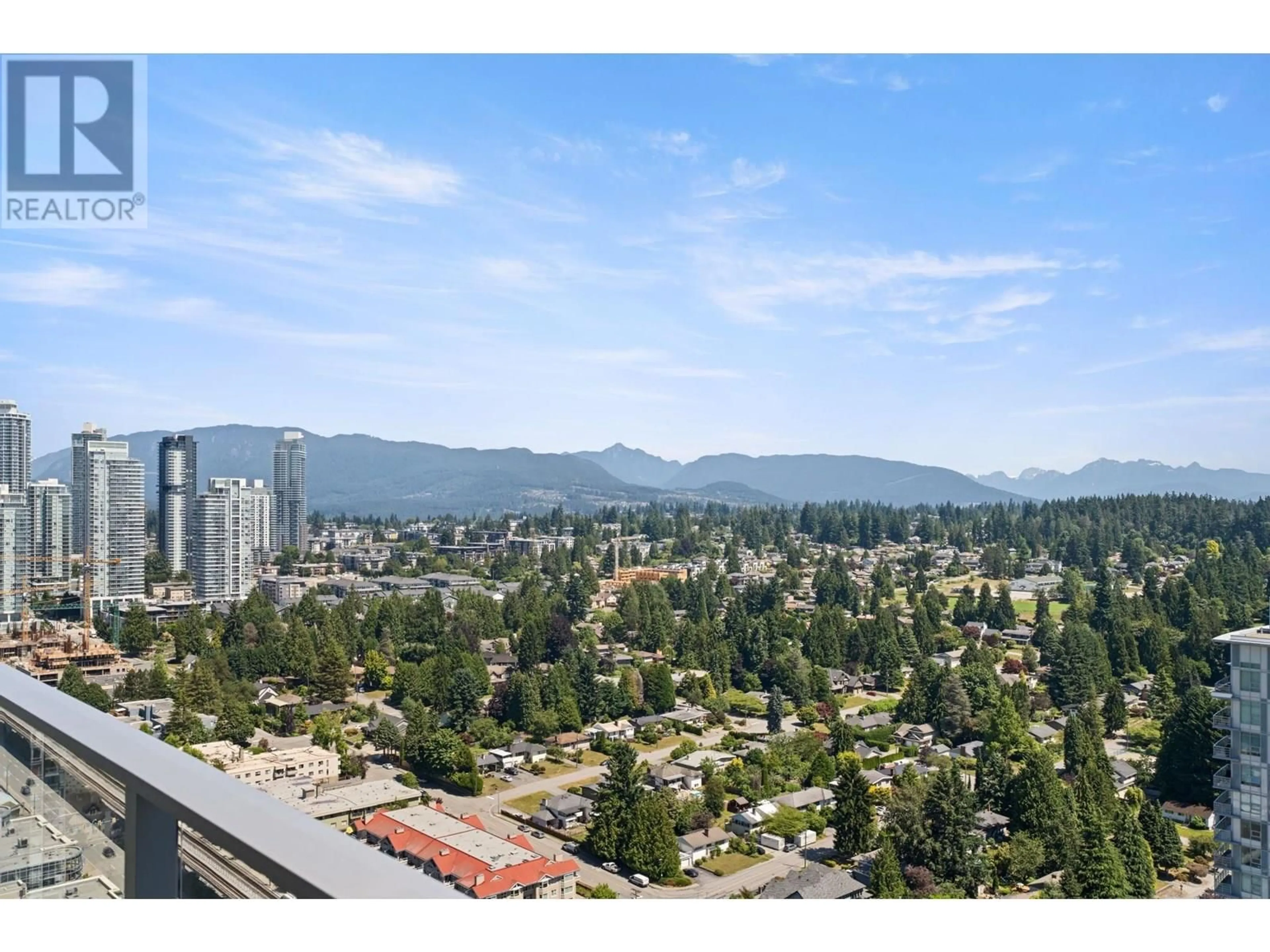 A pic from outside/outdoor area/front of a property/back of a property/a pic from drone, mountain view for 3601 - 3809 EVERGREEN PLACE, Burnaby British Columbia V3J0M1